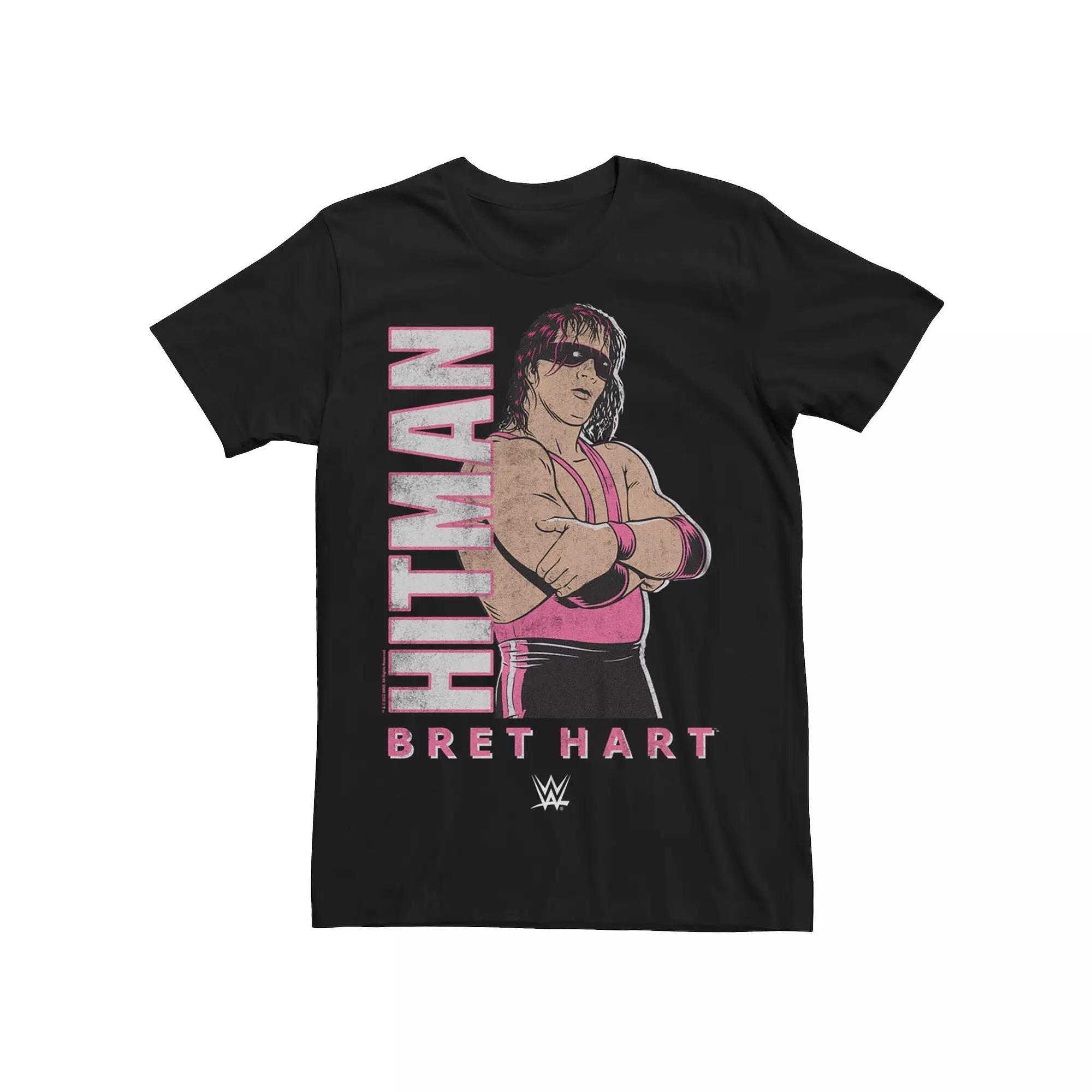 Big & Tall WWE Retro Hitman Bret Hart Graphic Tee, Men's,  Product Image