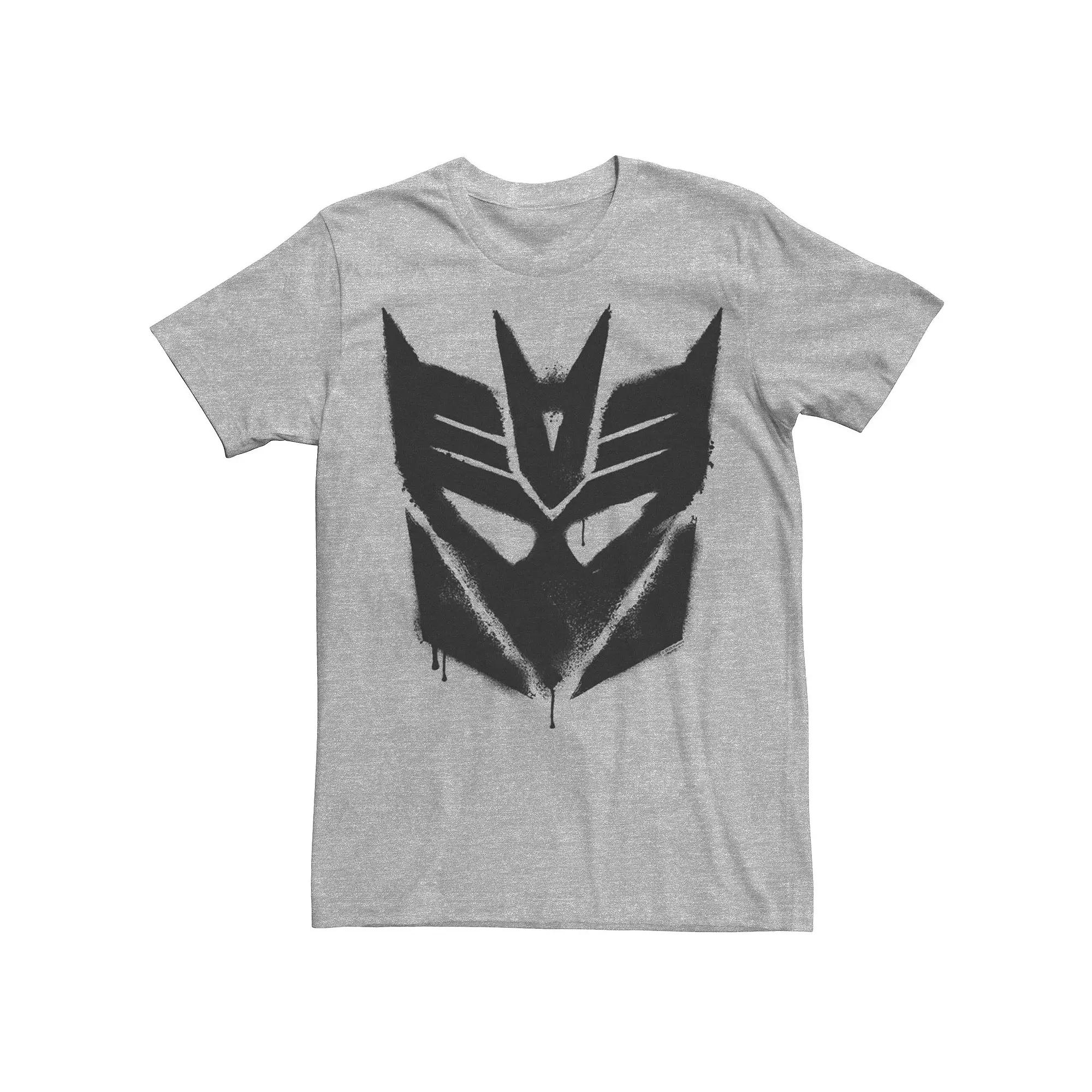 Men's Transformers Decepticon Spray Paint Stencil Logo Tee,  Product Image
