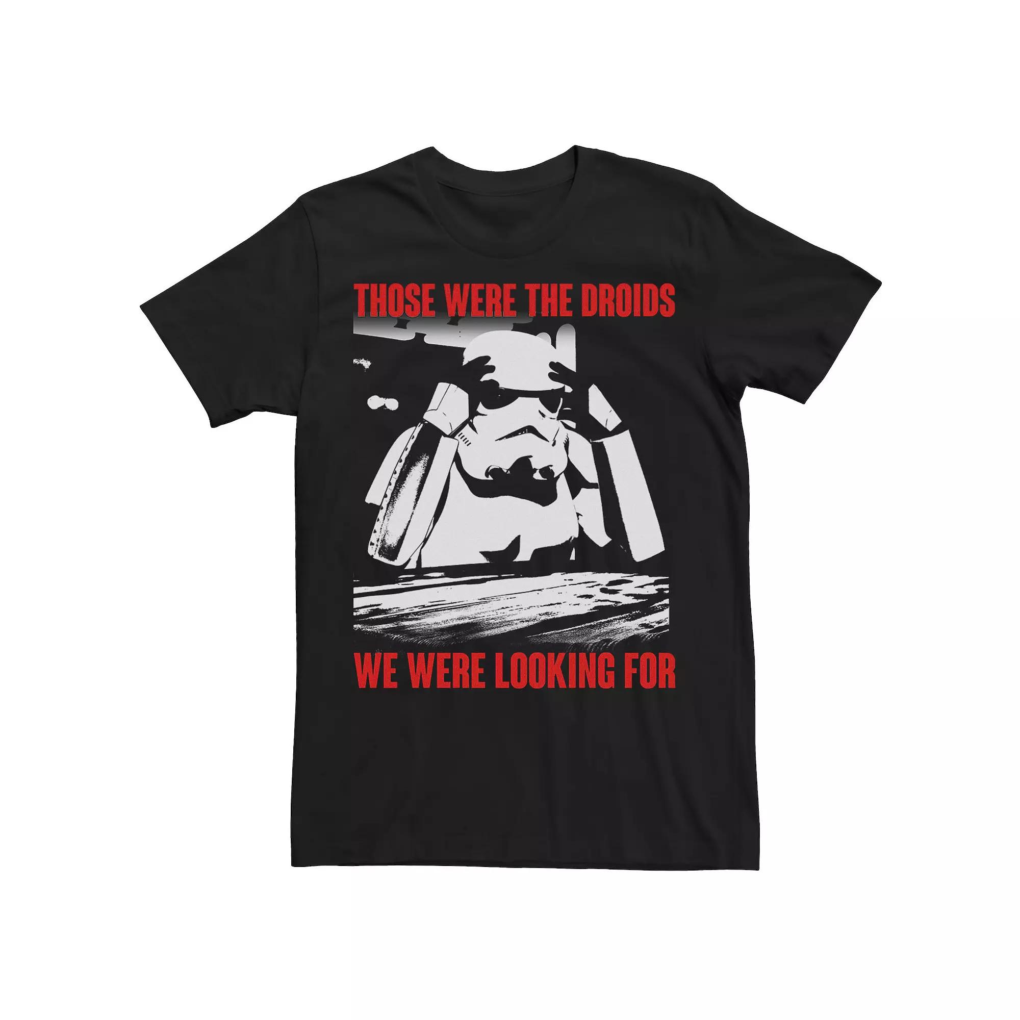 Men's Star Wars Stormtrooper Those Were The Droids Tee,  Product Image