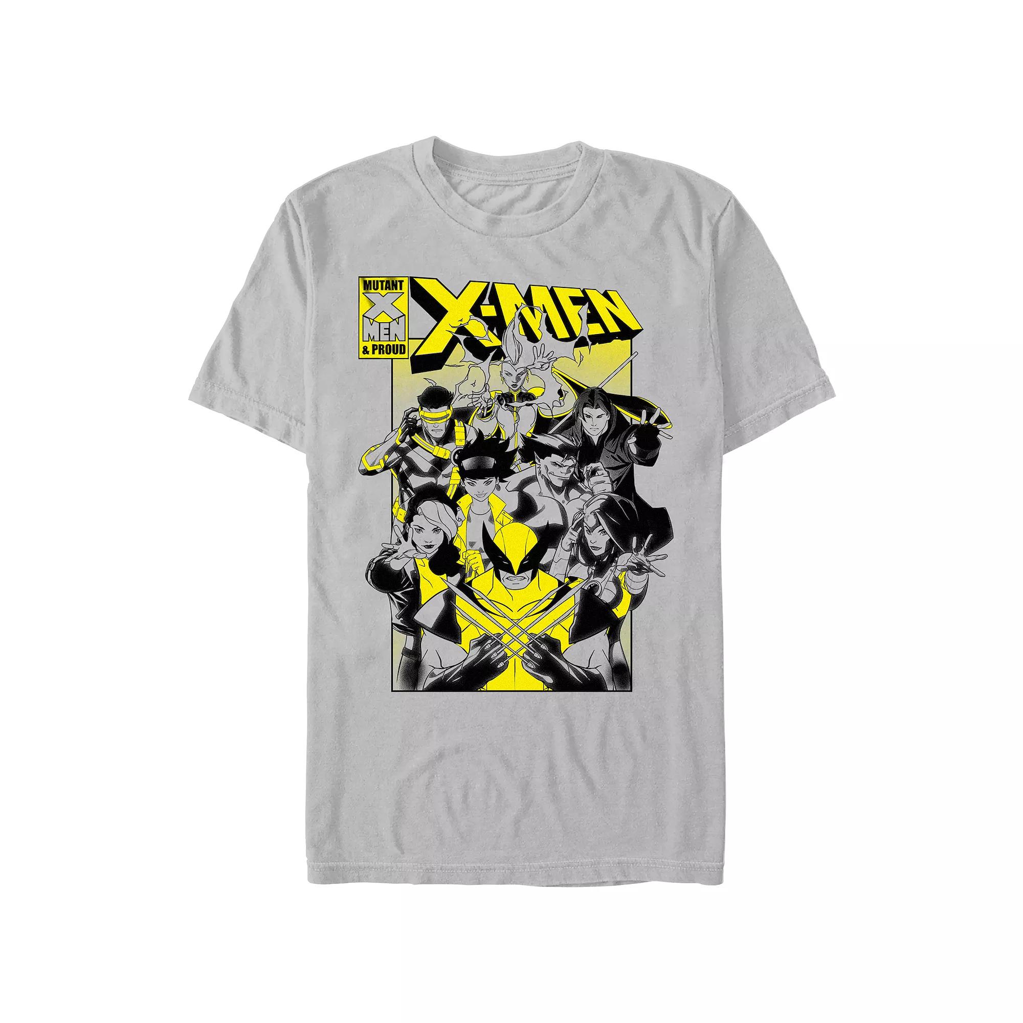Men's X-Men Yellow Comic Cover Graphic Tee,  Product Image