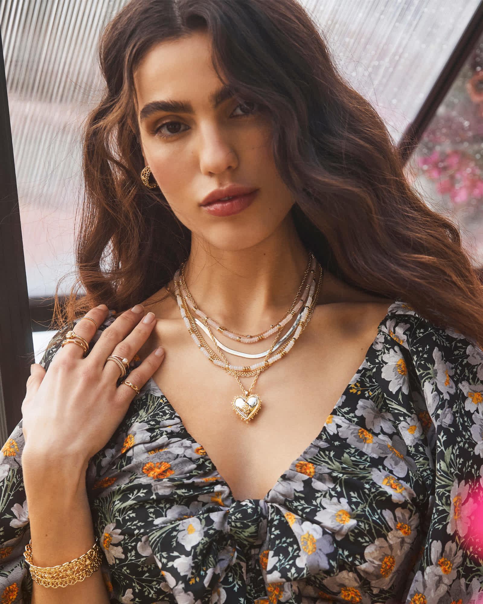 Mallory Rose Gold Huggie Earrings Product Image