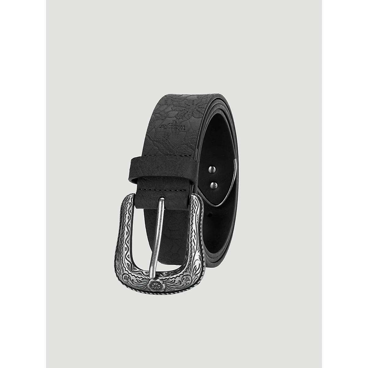 Women's Floral Buckle Loop Belt Product Image