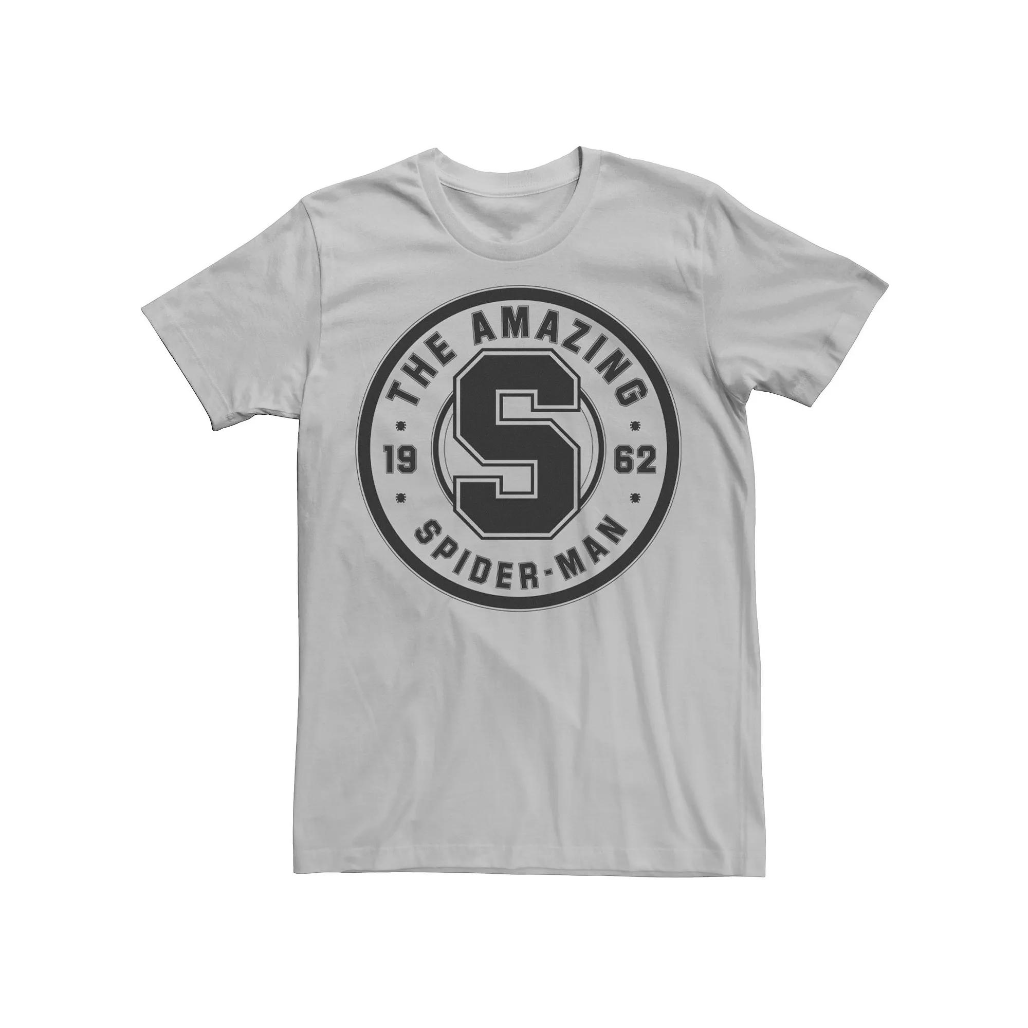 Men's Marvel The Amazing Spider-Man Circle Block Text Tee,  Product Image
