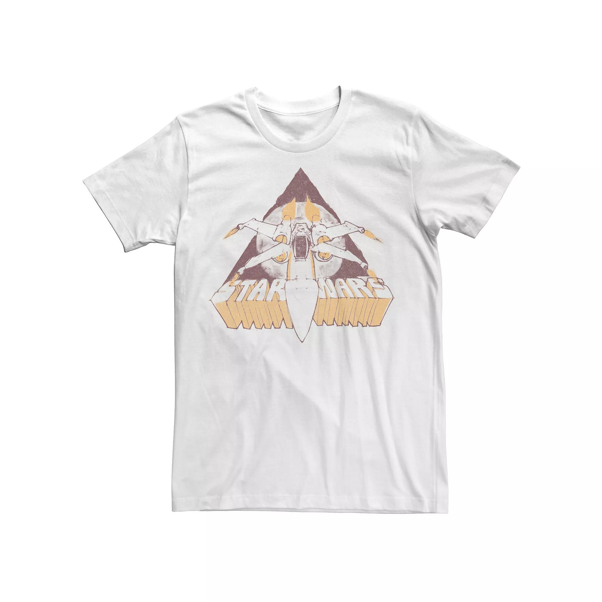 Men's Star Wars Vintage X-Wing Sketch Retro Logo Tee,  Product Image