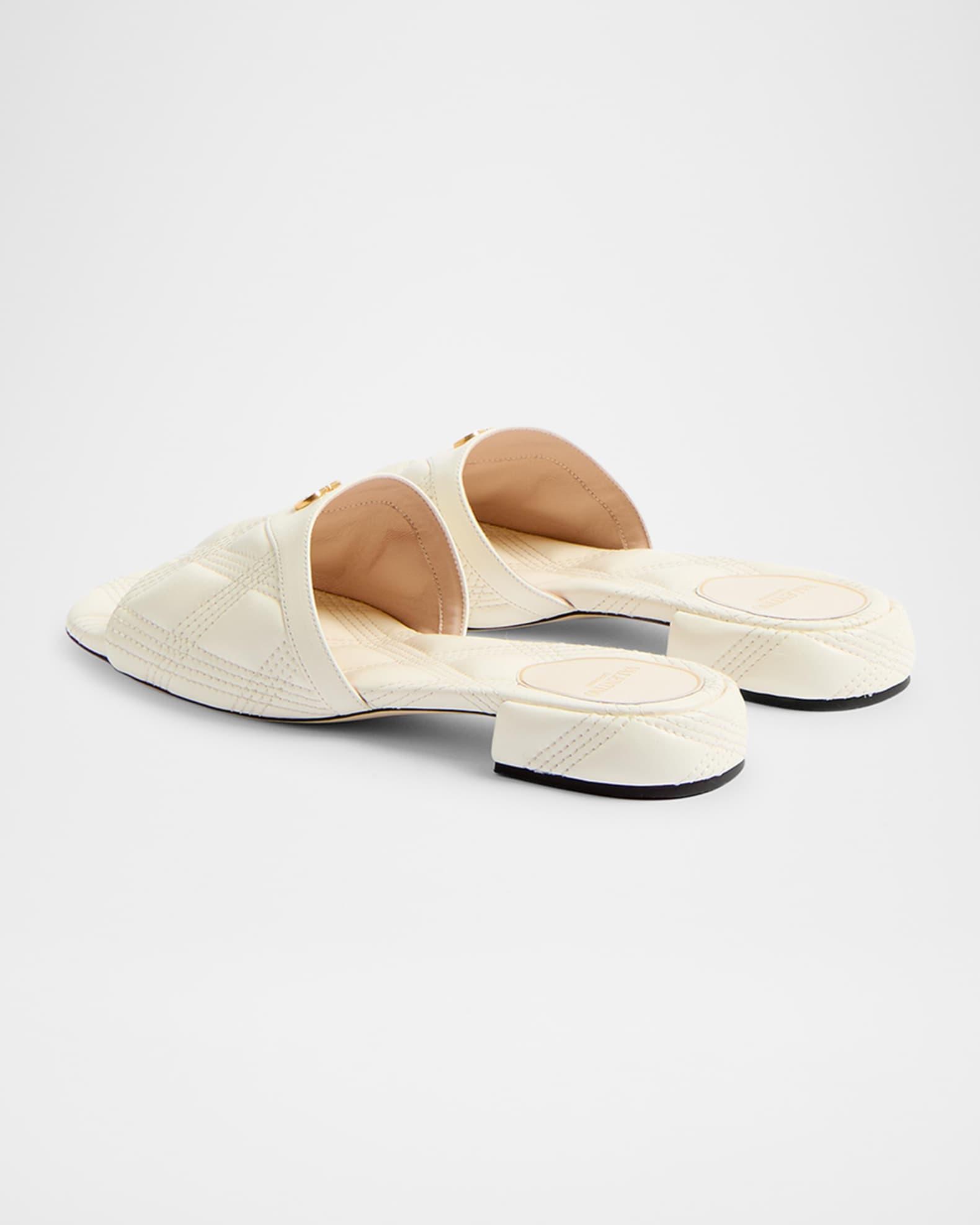 Quilted 67 VLogo Flat Slide Sandals Product Image