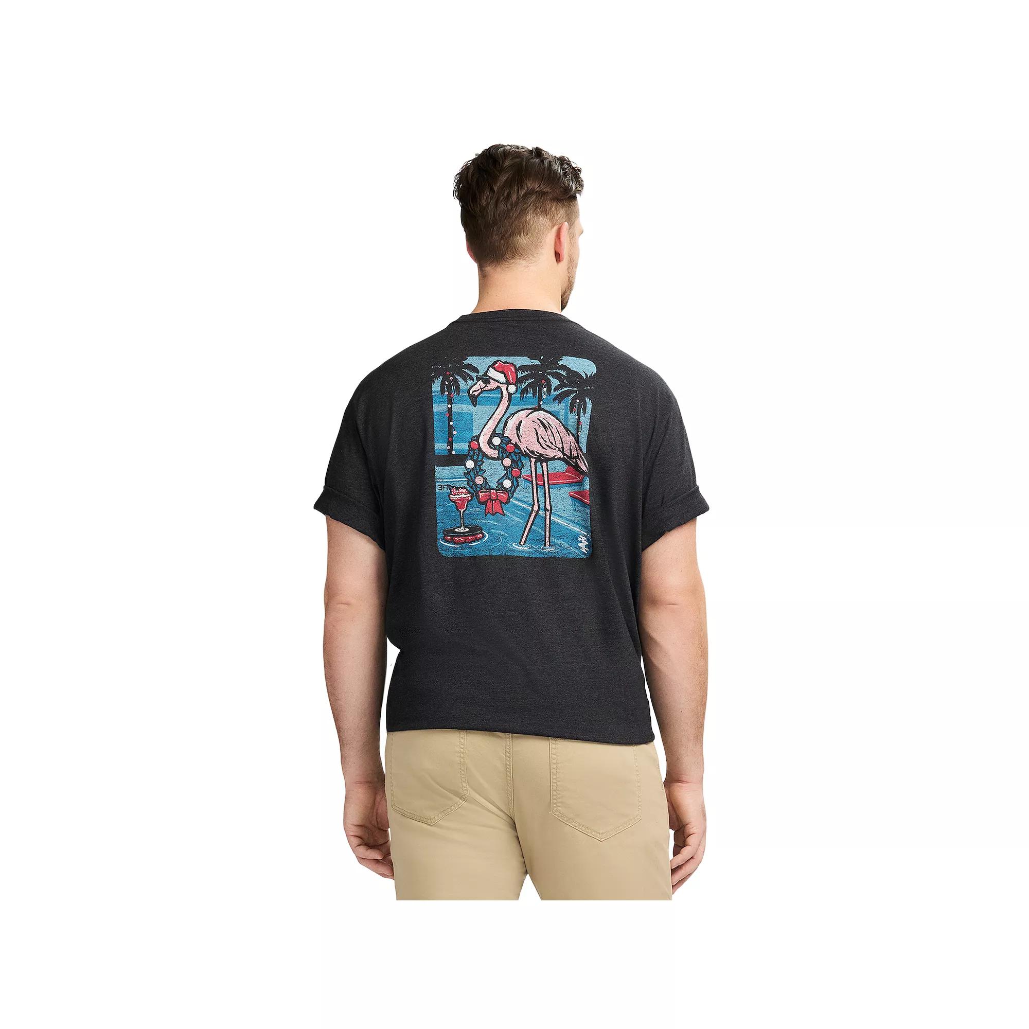 Big & Tall IZOD Saltwater Soft Wash Short Sleeve Graphic Tee, Men's, Size: 2XB, Holiday Dip Product Image