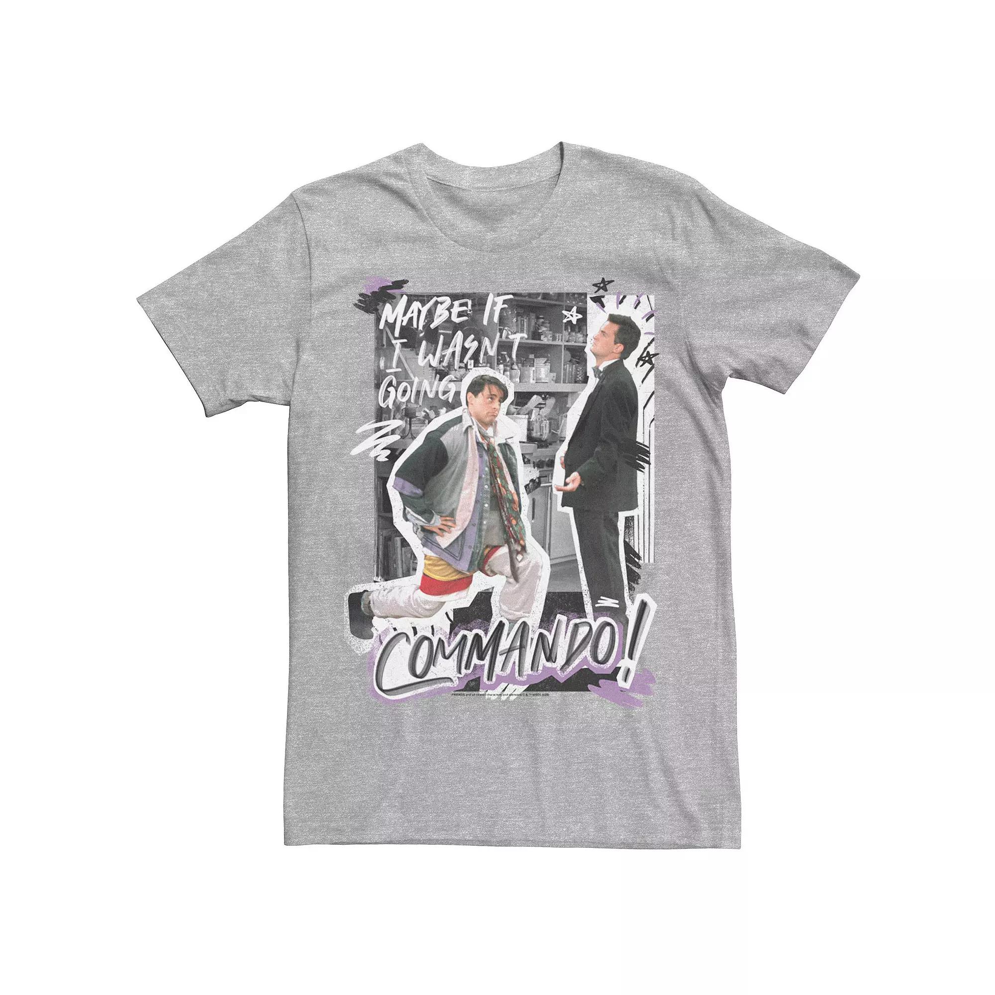 Men's Friends Joey And Chandler Commando Poster Tee,  Product Image