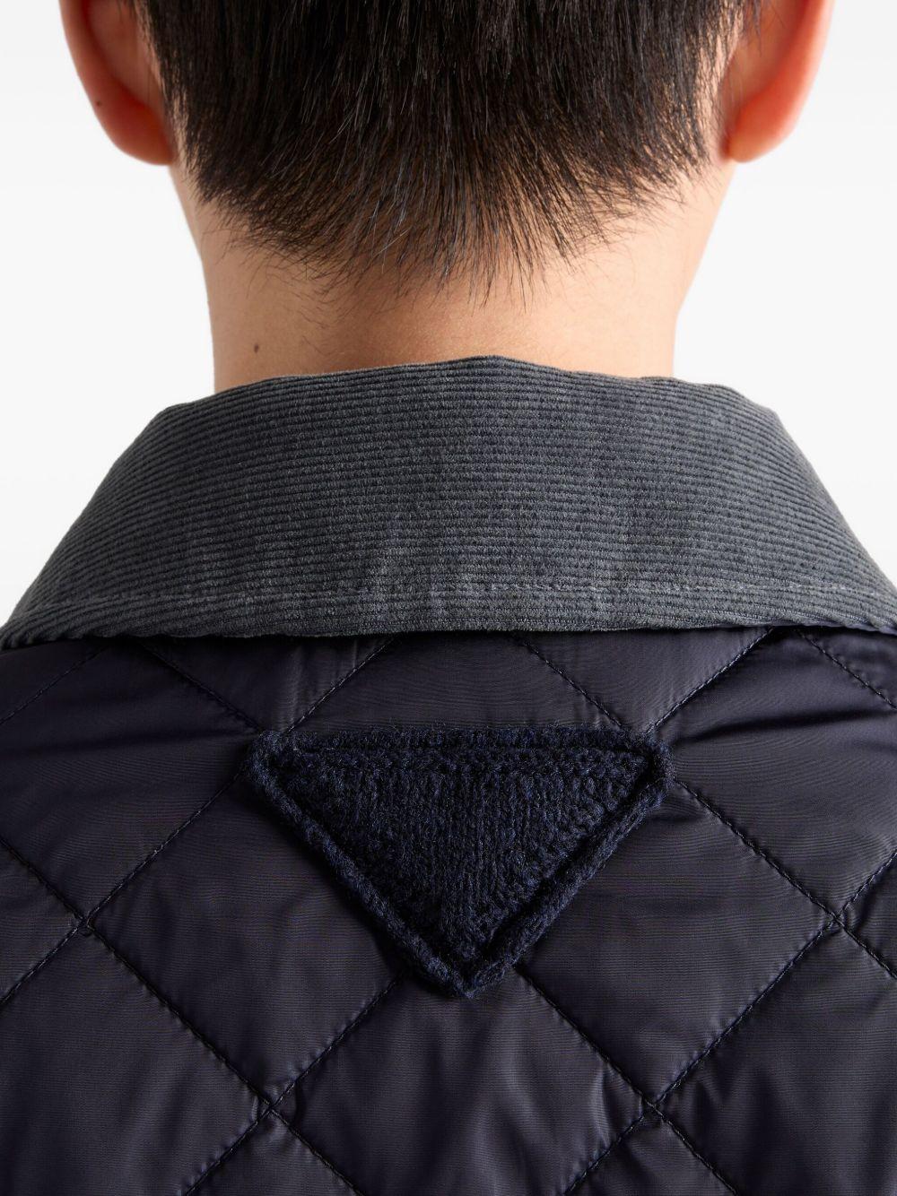 quilted corduroy-collar jacket Product Image