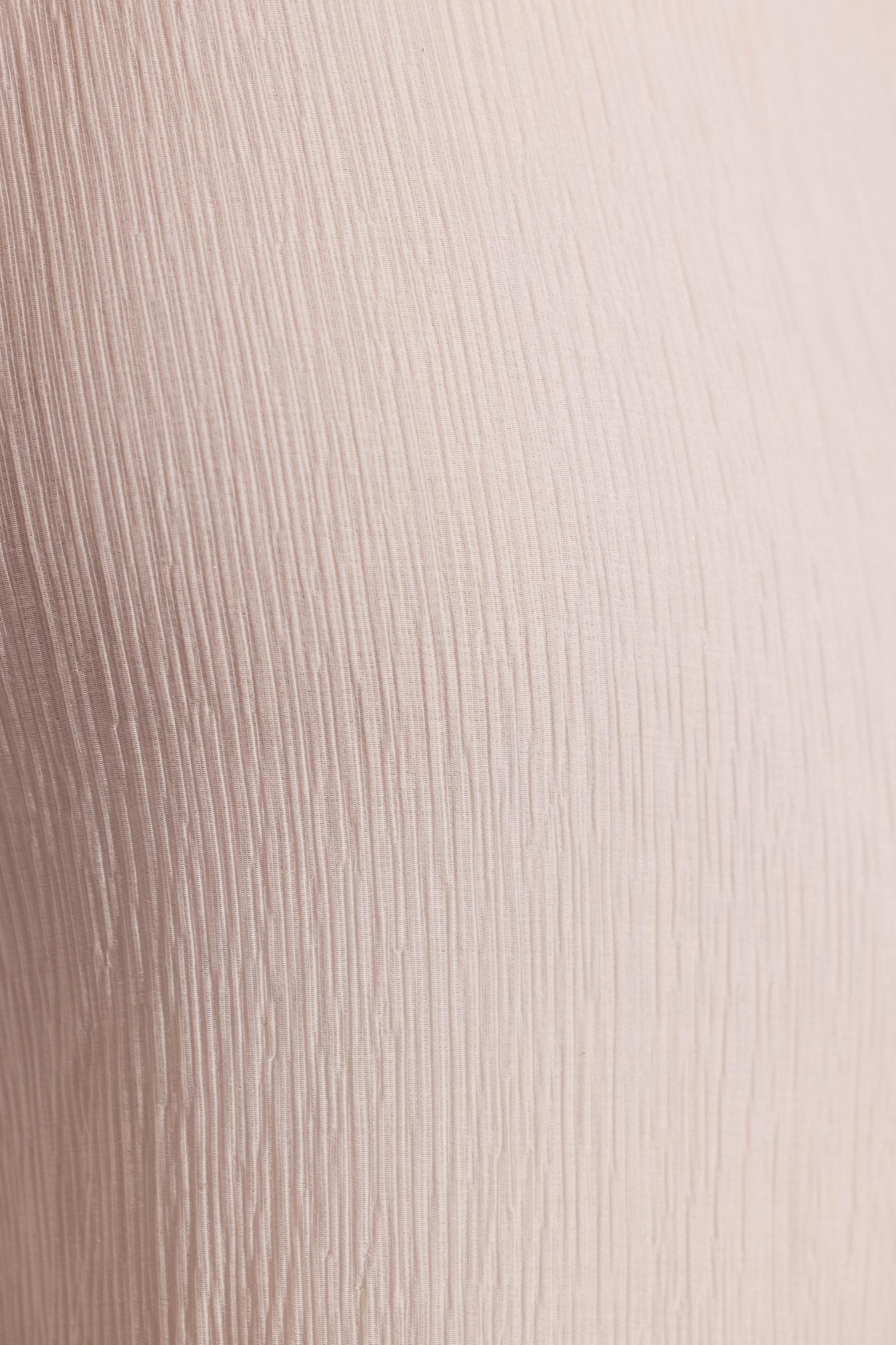 Crinkle Textured Beach Trousers in White Product Image