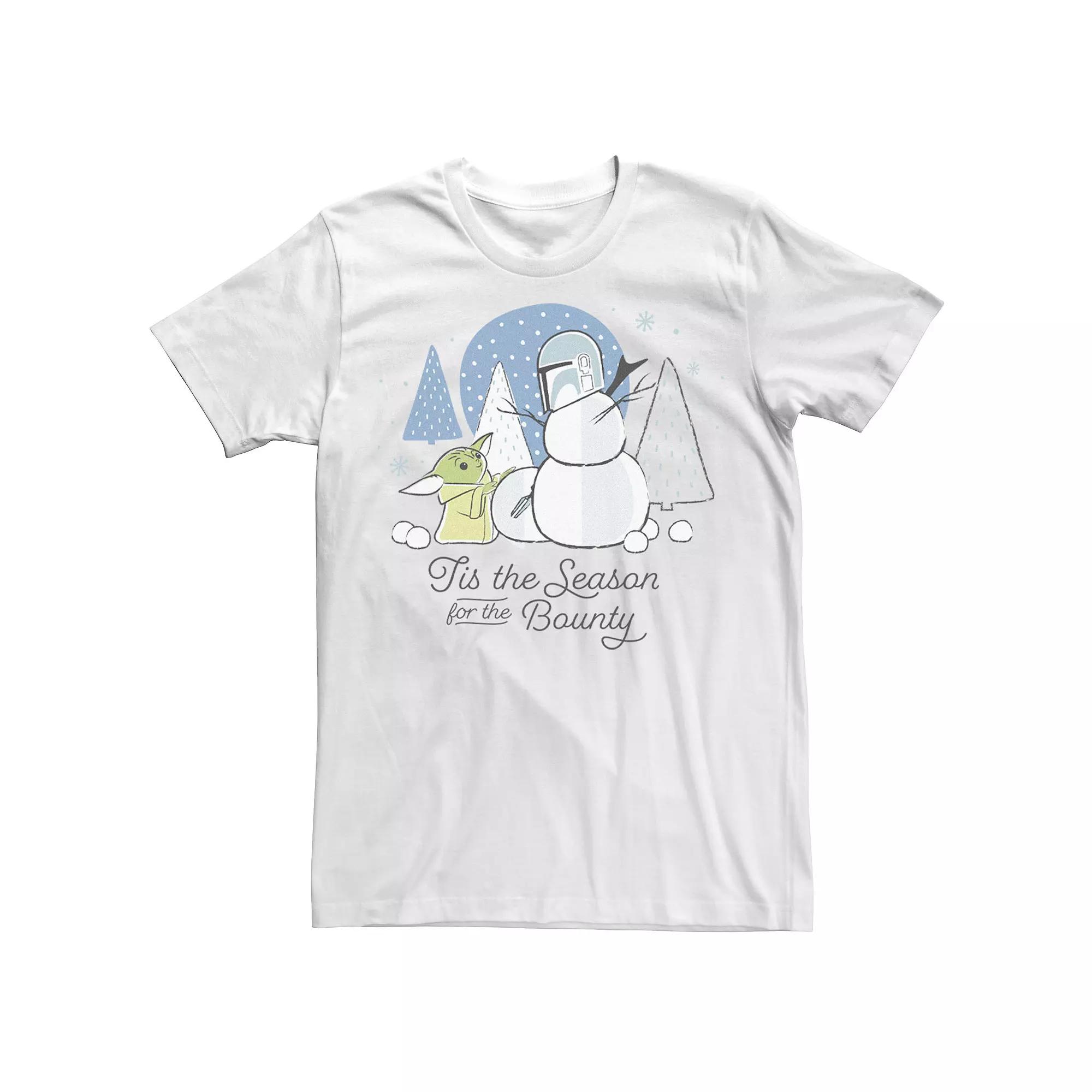 Men's Star Wars Christmas The Child Tis The Season For The Bounty Tee,  Product Image