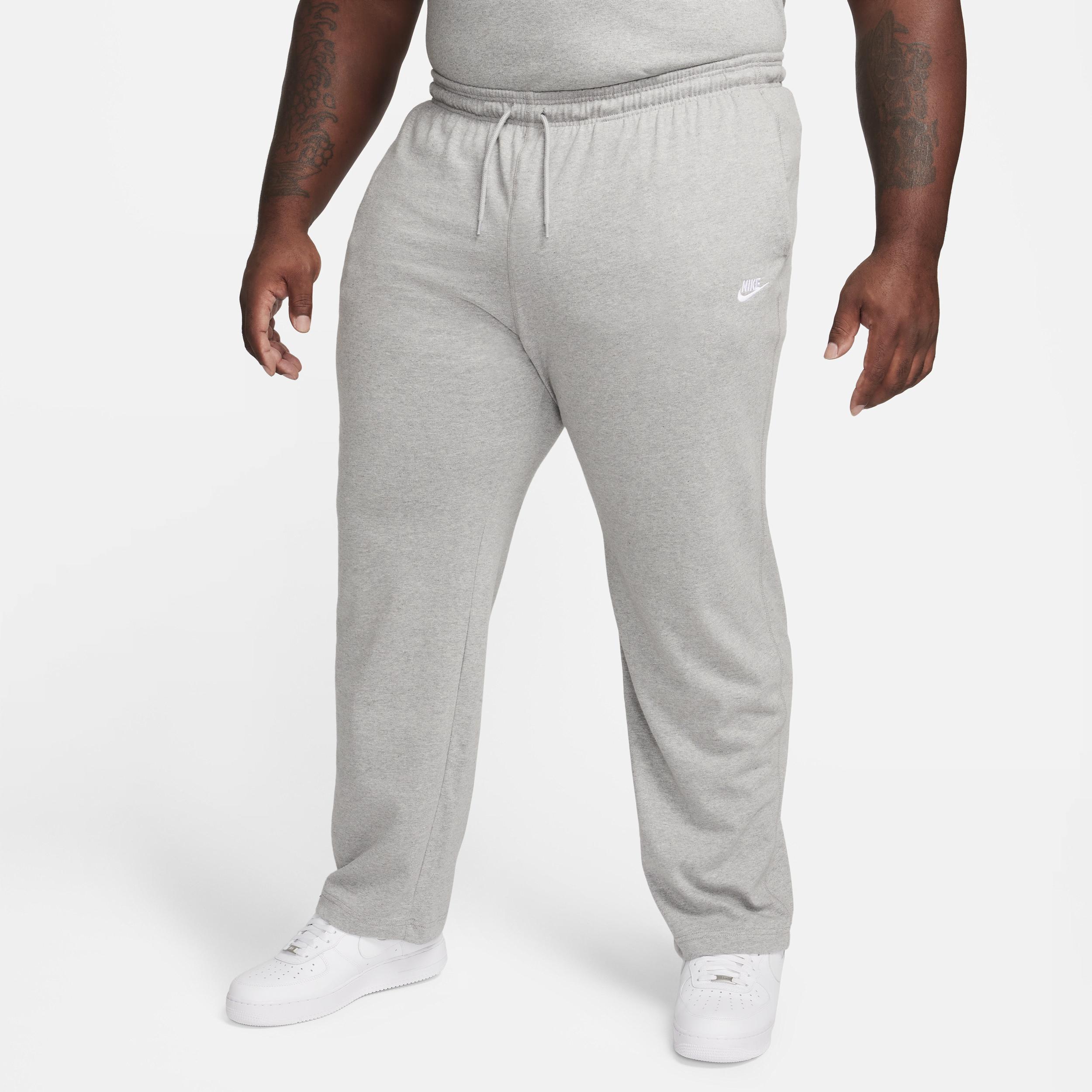 Mens Nike Sportswear Club Knit Open-Hem Pants | FQ4332-063 Product Image