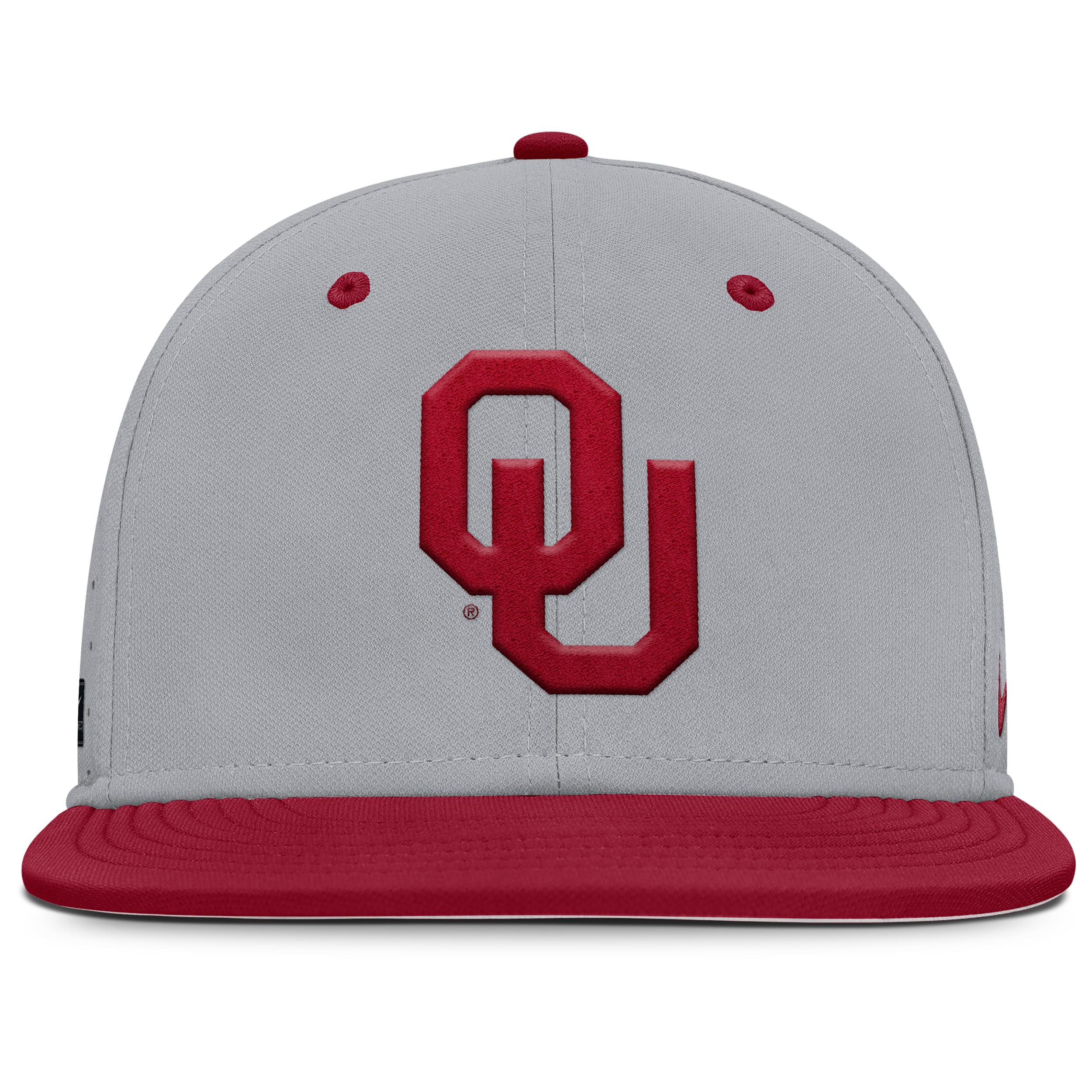 Oklahoma Sooners Dugout True Menâs Nike Men's Dri-FIT College Fitted Hat Product Image