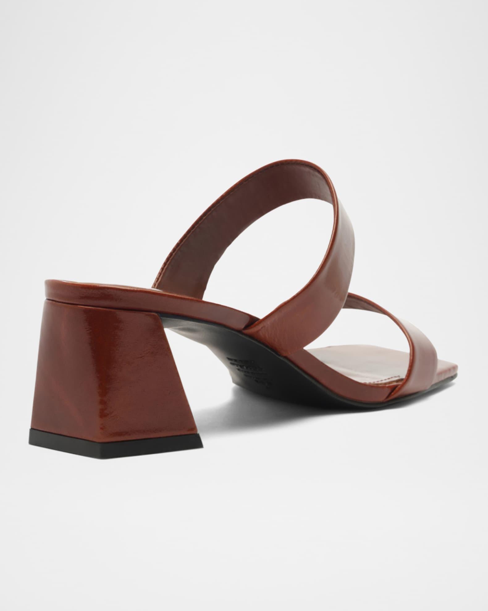 Chantal Patent Two-Band Slide Sandals Product Image