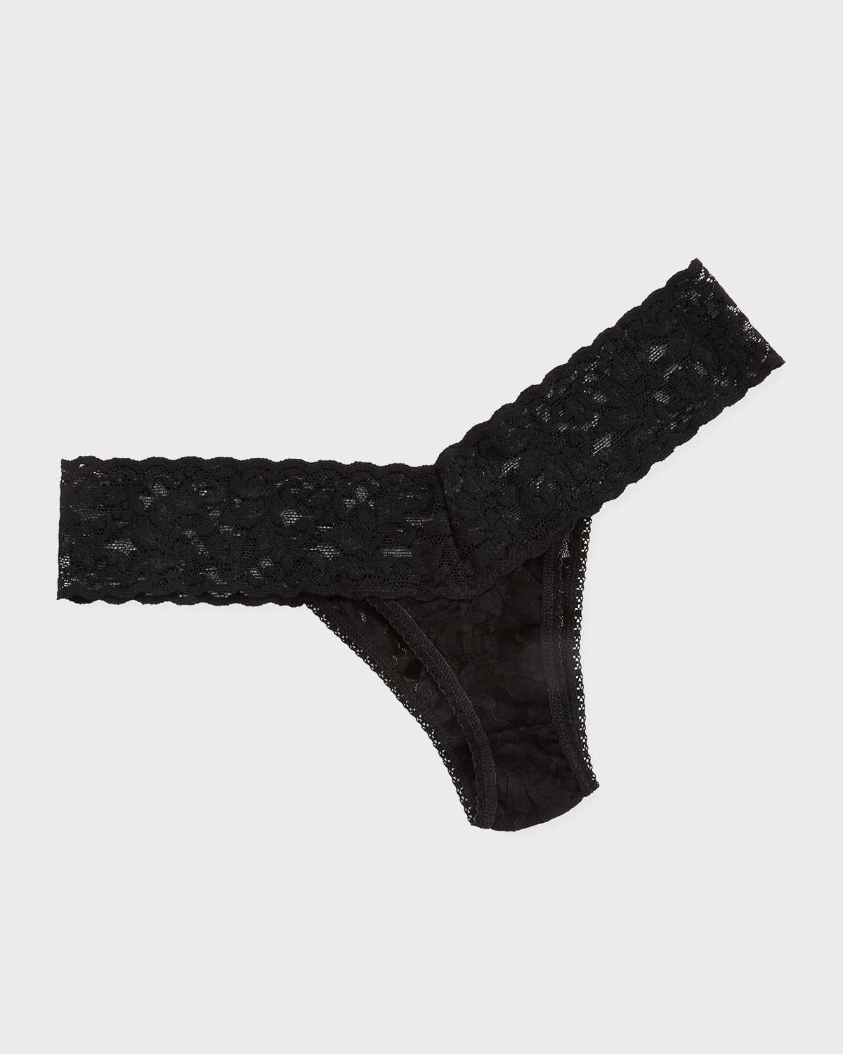 Signature Lace Low Rise Thong Product Image