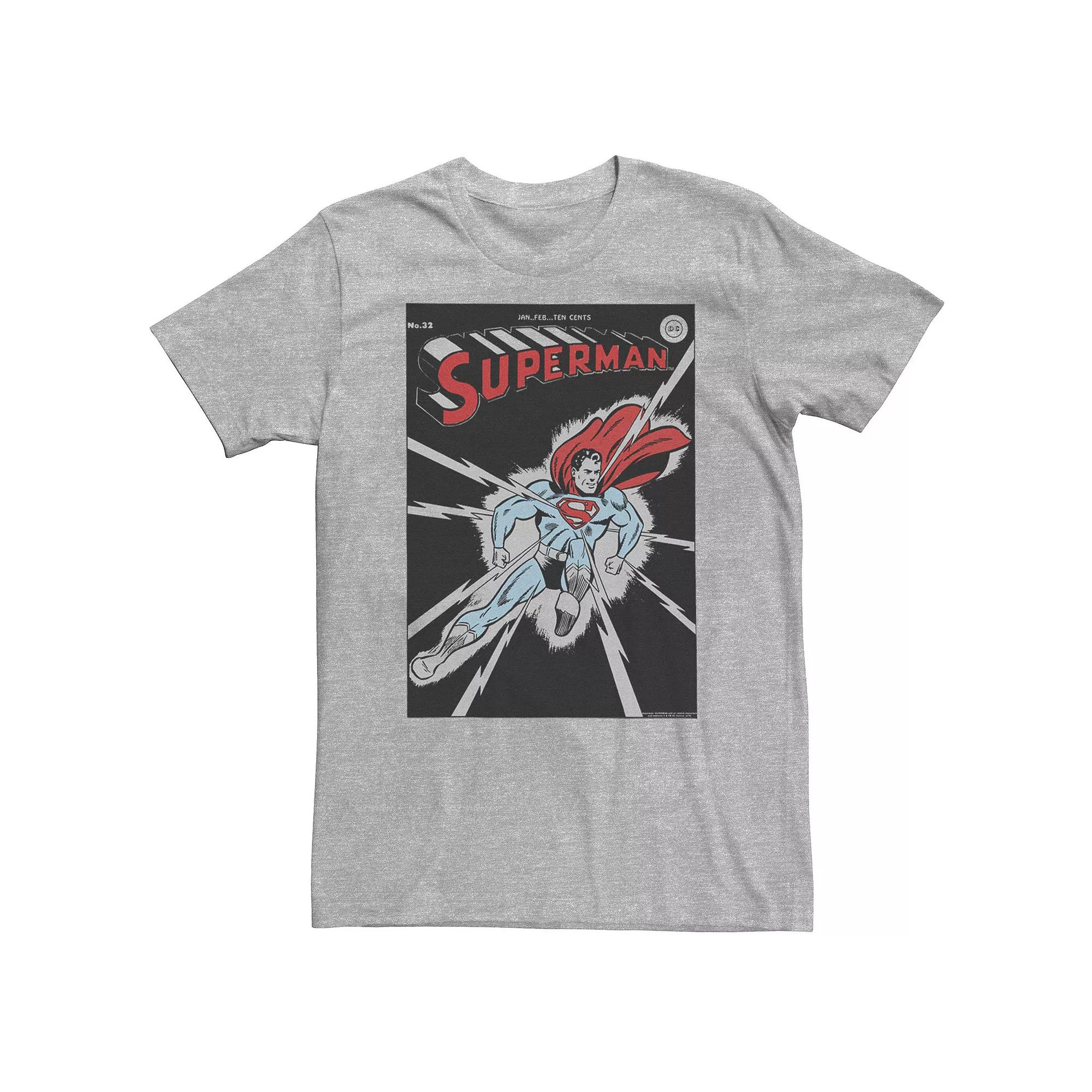 Big & Tall DC Comics Superman No. 32 Comic Cover Poster Tee, Men's,  Product Image
