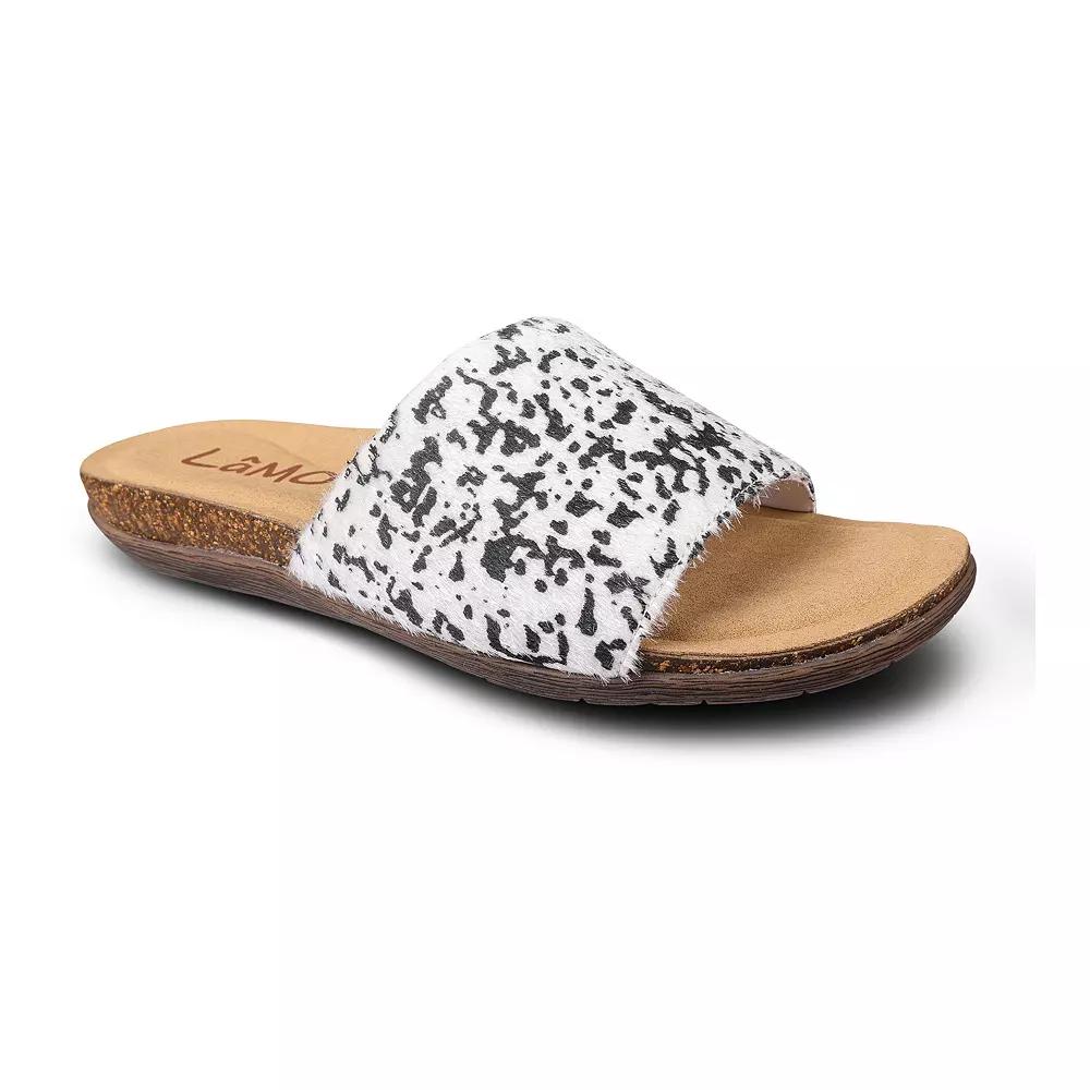 Mykos Clea Women's Slide Sandals, Size: 6, Black Wht Product Image