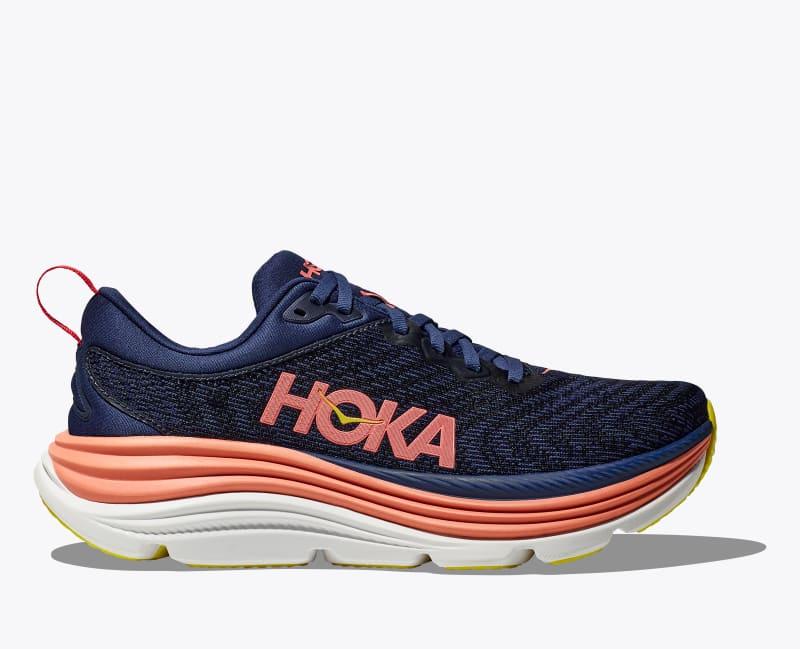 HOKA Women's Gaviota 5 Shoes in Sea Ice/Pink Twilight, Size 8 W Product Image