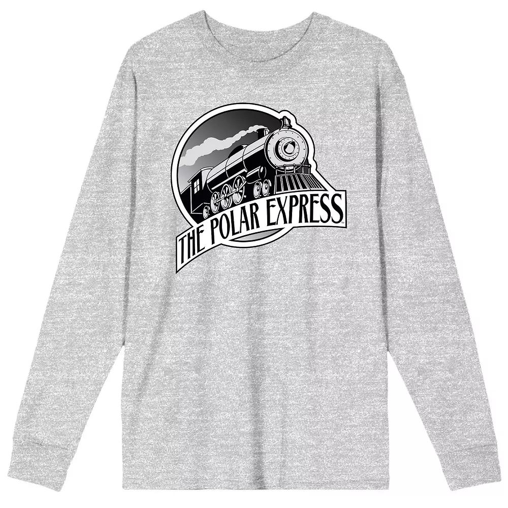 Men's Polar Express Train Logo Long Sleeve Tee,  Product Image
