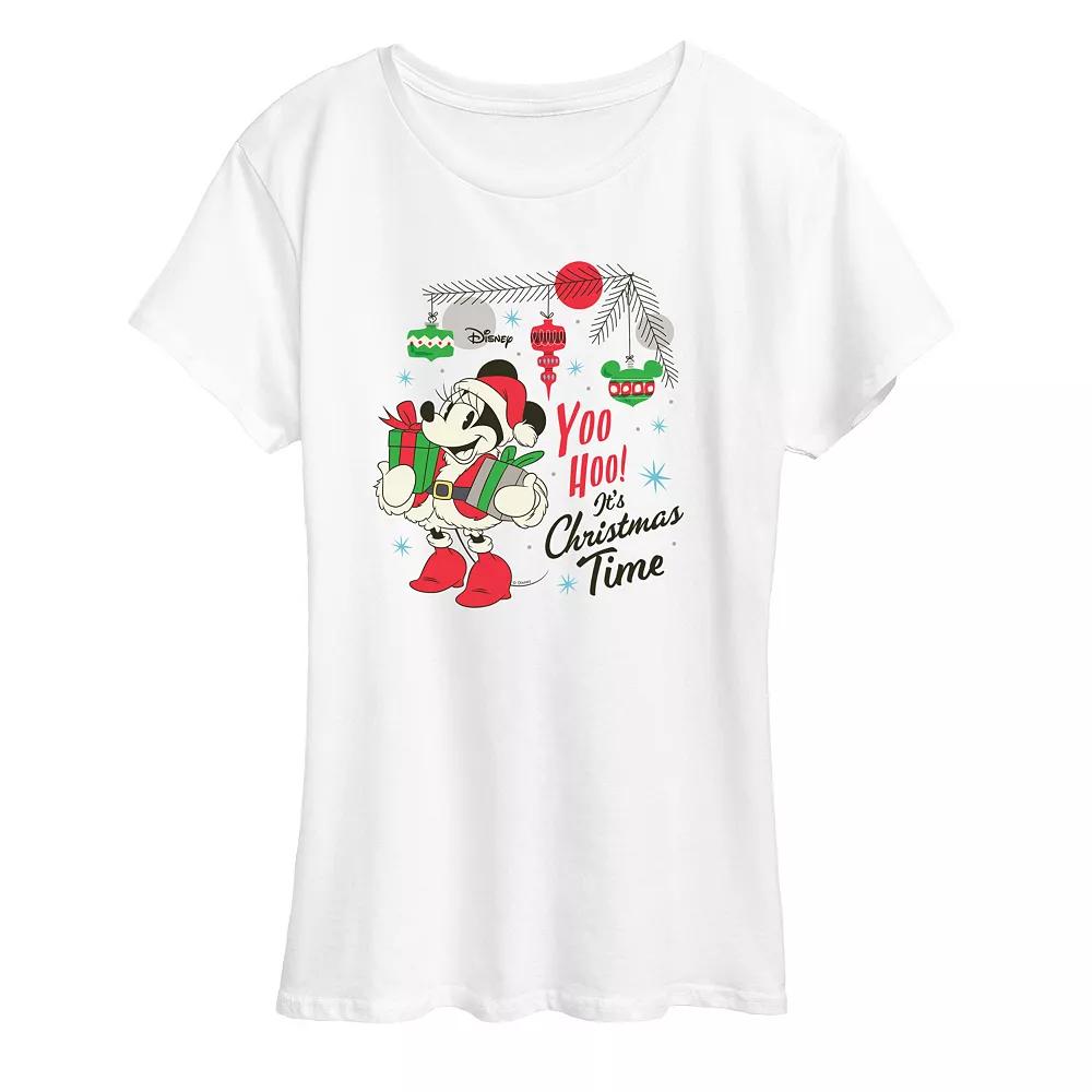 Disney's Minnie Mouse Women's Yoo Hoo Graphic Tee, Girl's,  Product Image