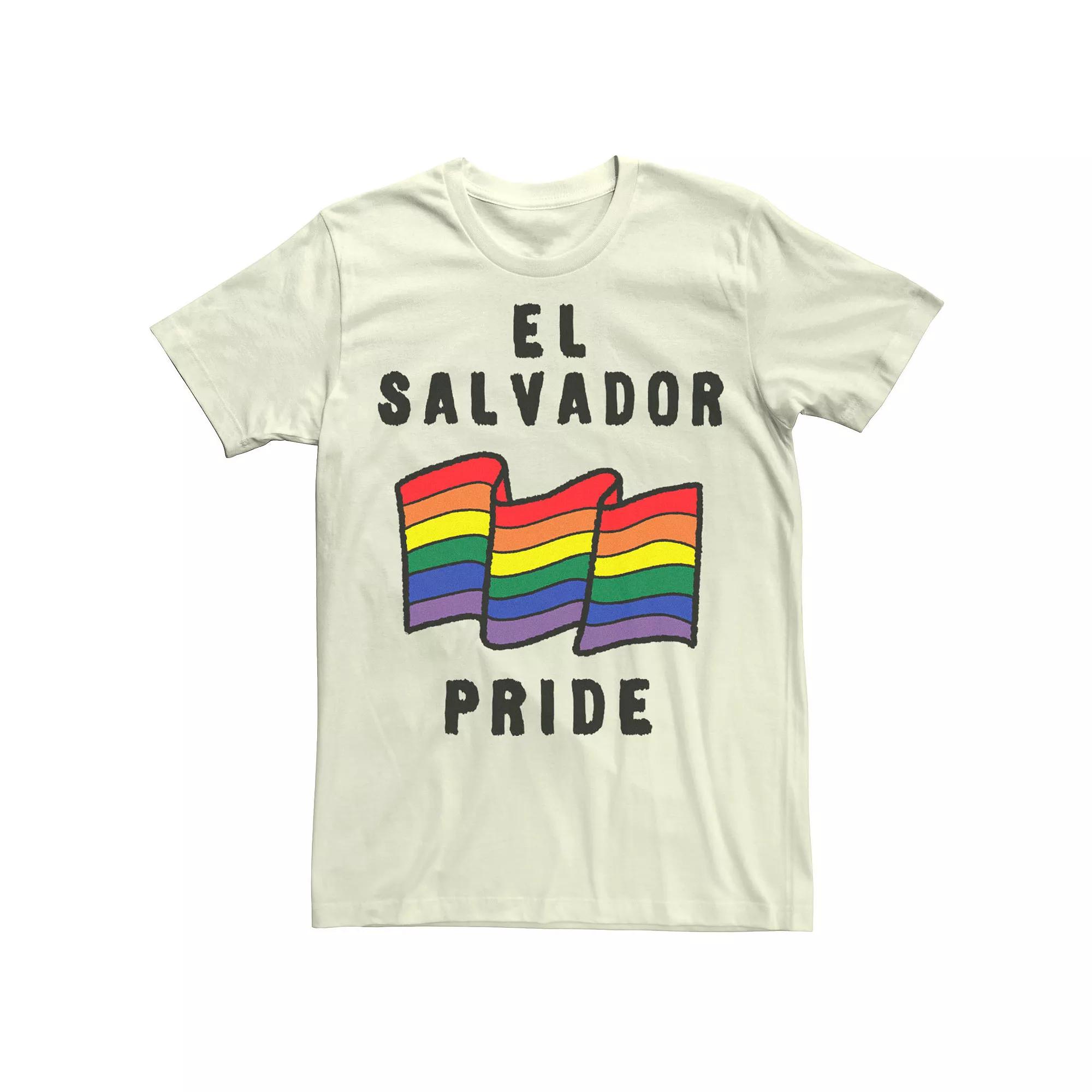 Men's Gonzales El Slavador Pride Sketched Flag Tee,  Product Image