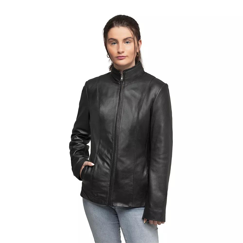 Women's Whet Blu Francine Leather Jacket,  Product Image
