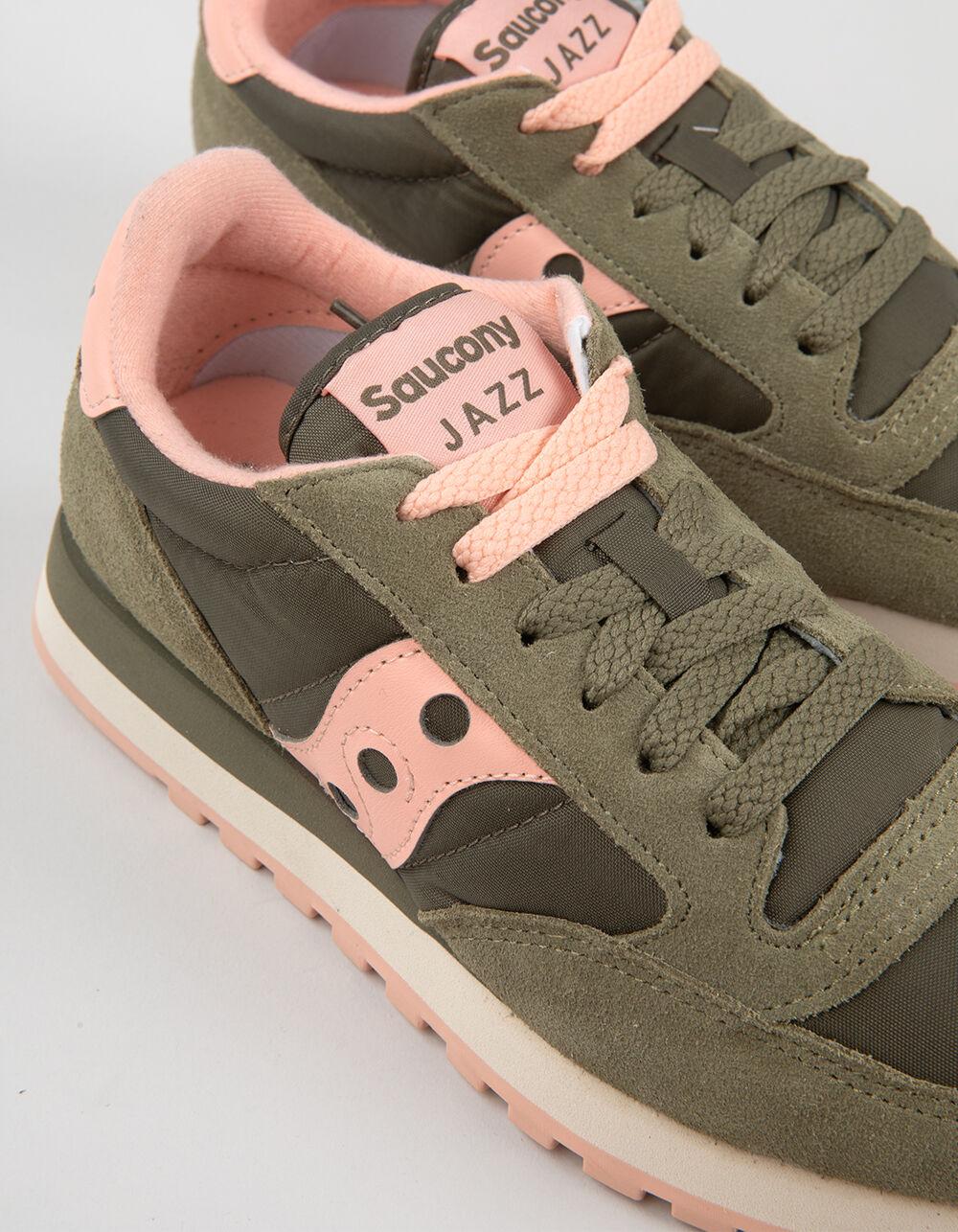 SAUCONY Jazz Original Womens Shoes - OLIVE Product Image