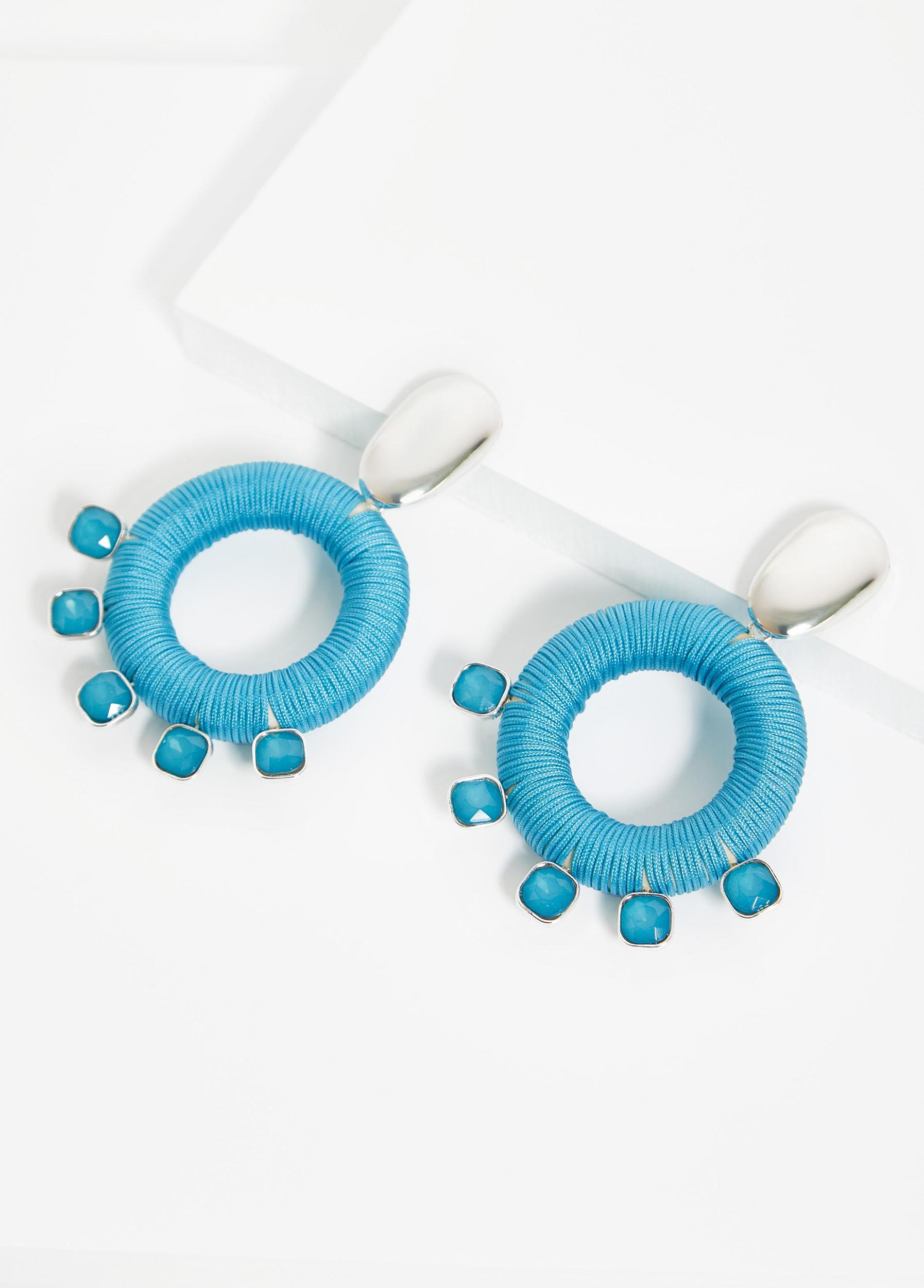 Beaded Wrapped Earrings Product Image