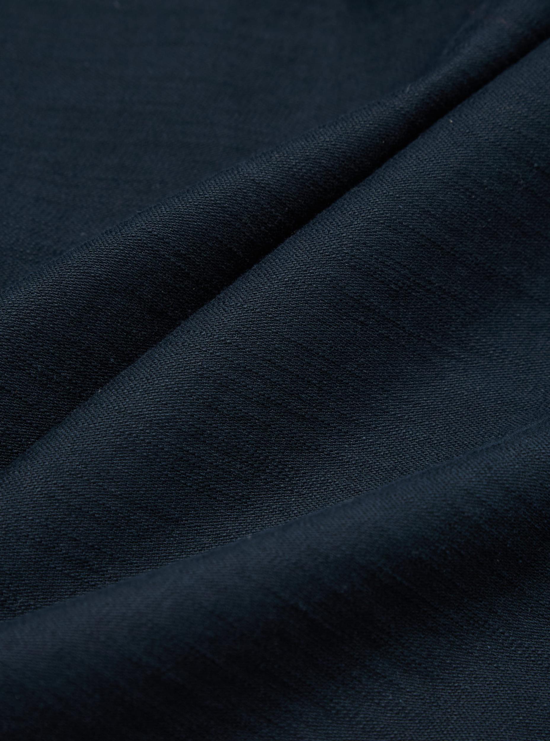 Navy Slub Sateen Dockside Jacket Product Image