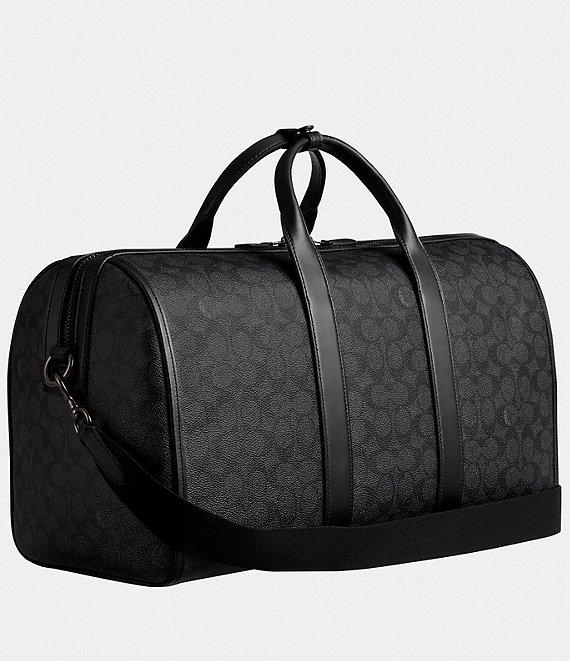 COACH Gotham Signature Coated Canvas and Refined Calfskin Leather Duffel Bag Product Image