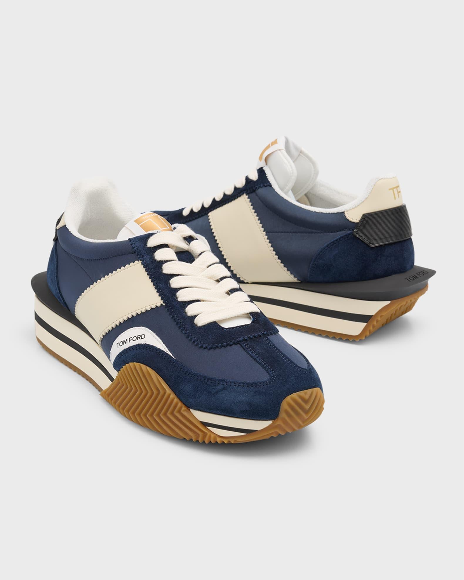 Men's James Colorblock Platform Low-Top Sneakers Product Image