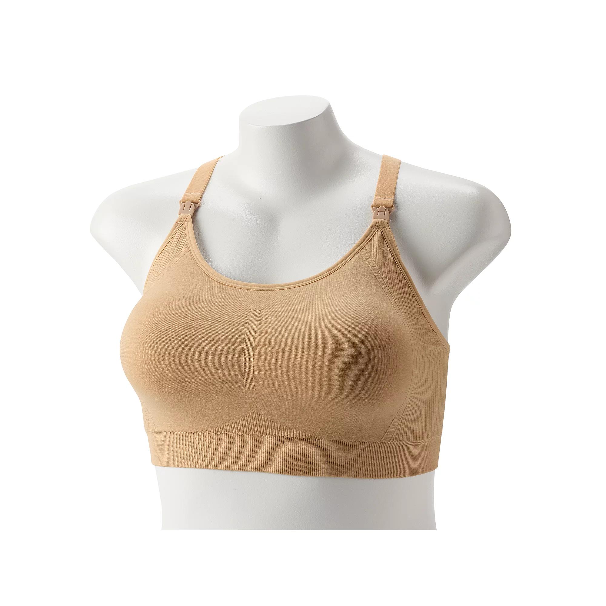 Plus Size Tek Gear® Maternity Nursing Bra, Women's, Size: 4XL, Mini Latte Product Image