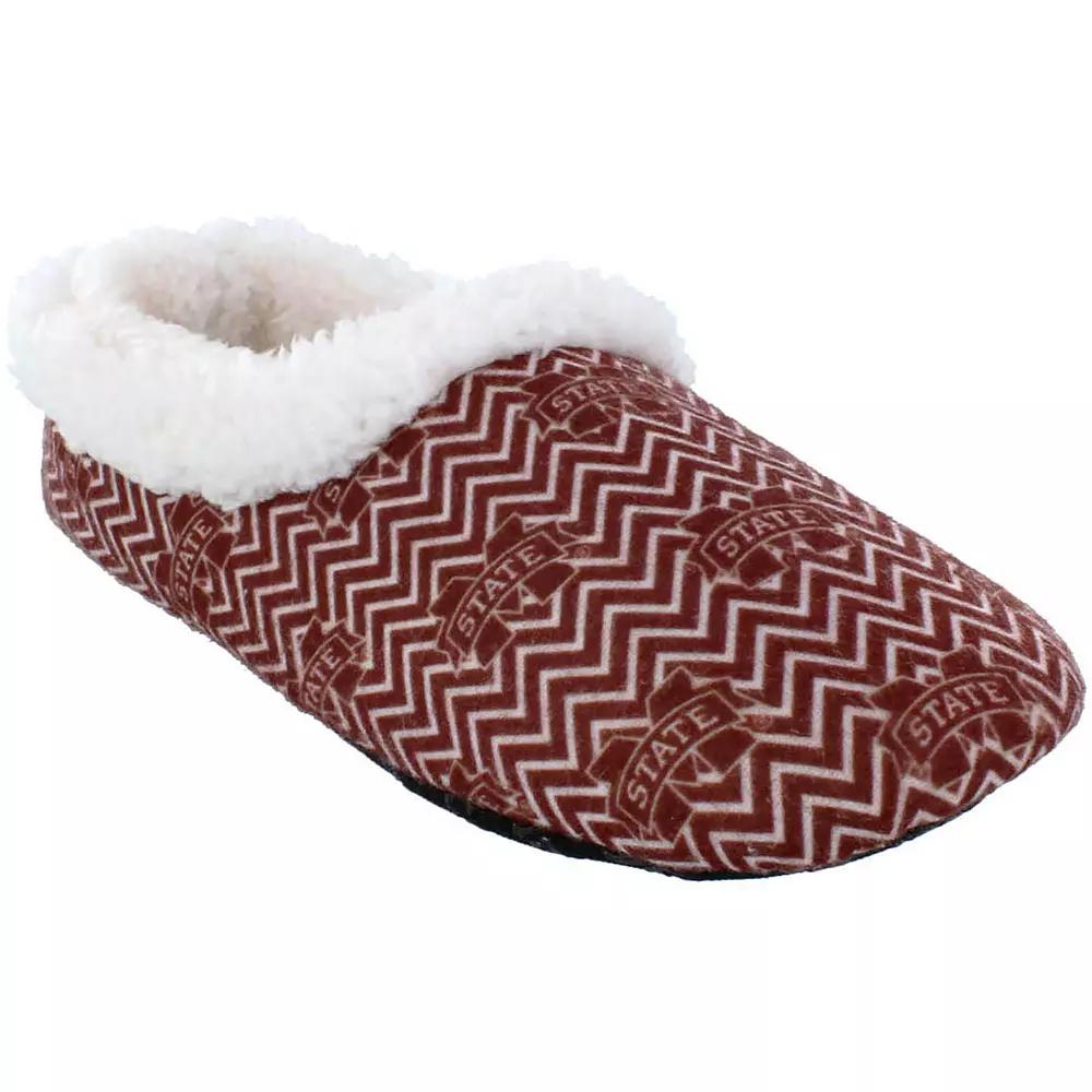 Mississippi State Bulldogs Women's Chevron Slippers, Size: Large, Mst Team None Product Image