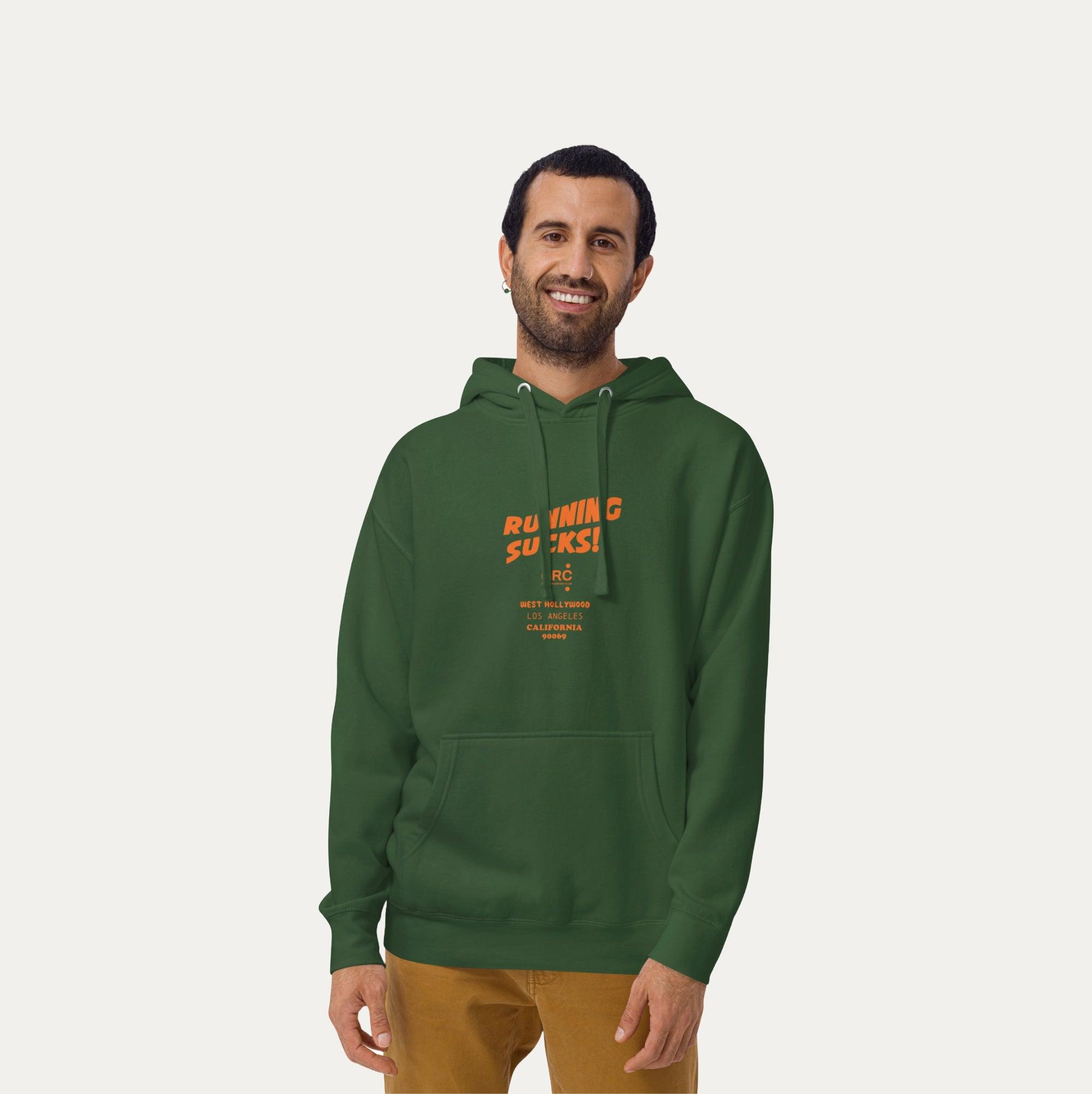 GRC Running Sucks Graphic Hoodie Male Product Image