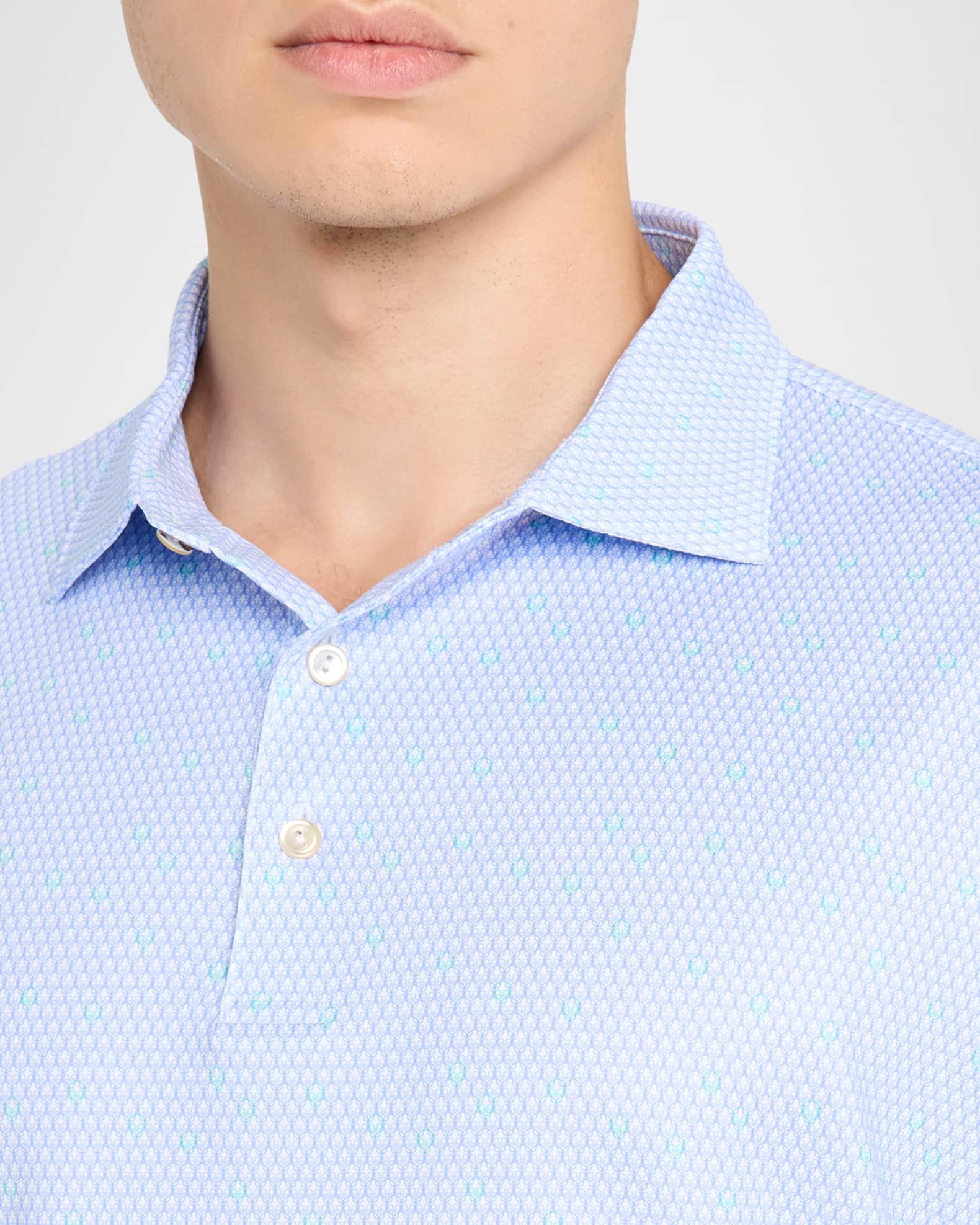 Men's Geo Skull Performance Jersey Polo Product Image