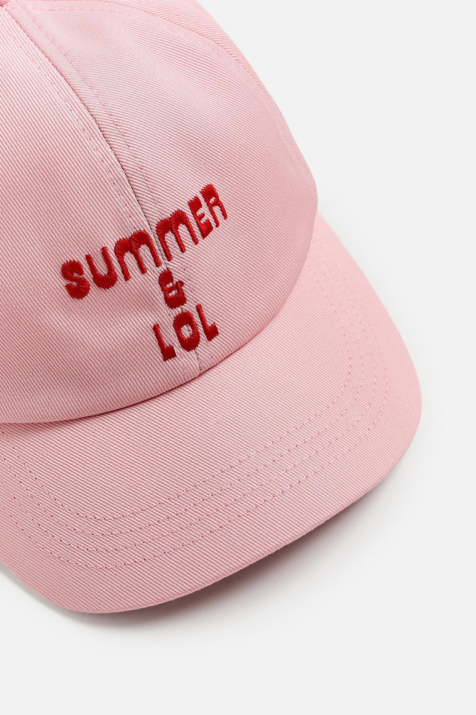 EMBROIDERED TEXT CAP Product Image