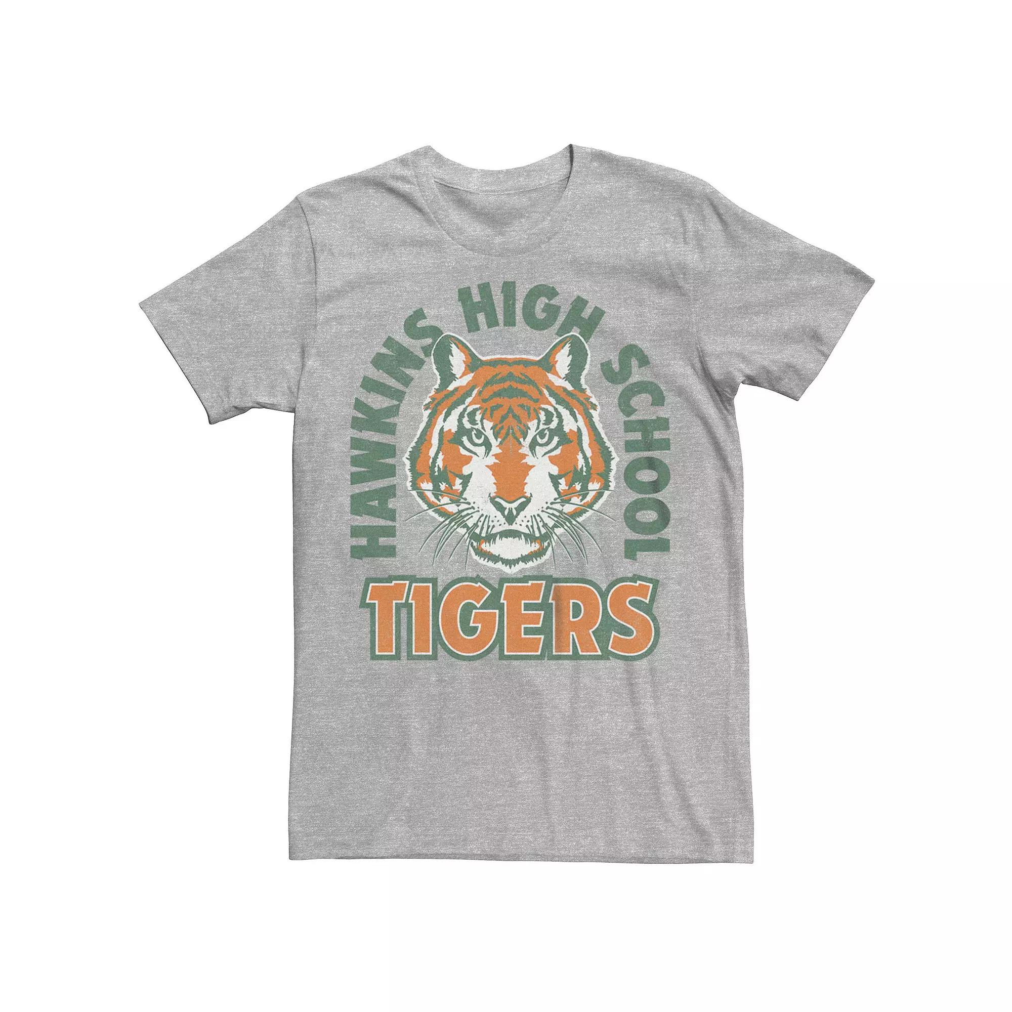 Men's Stranger Things Hawkins High School Tigers Graphic Tee,  Product Image