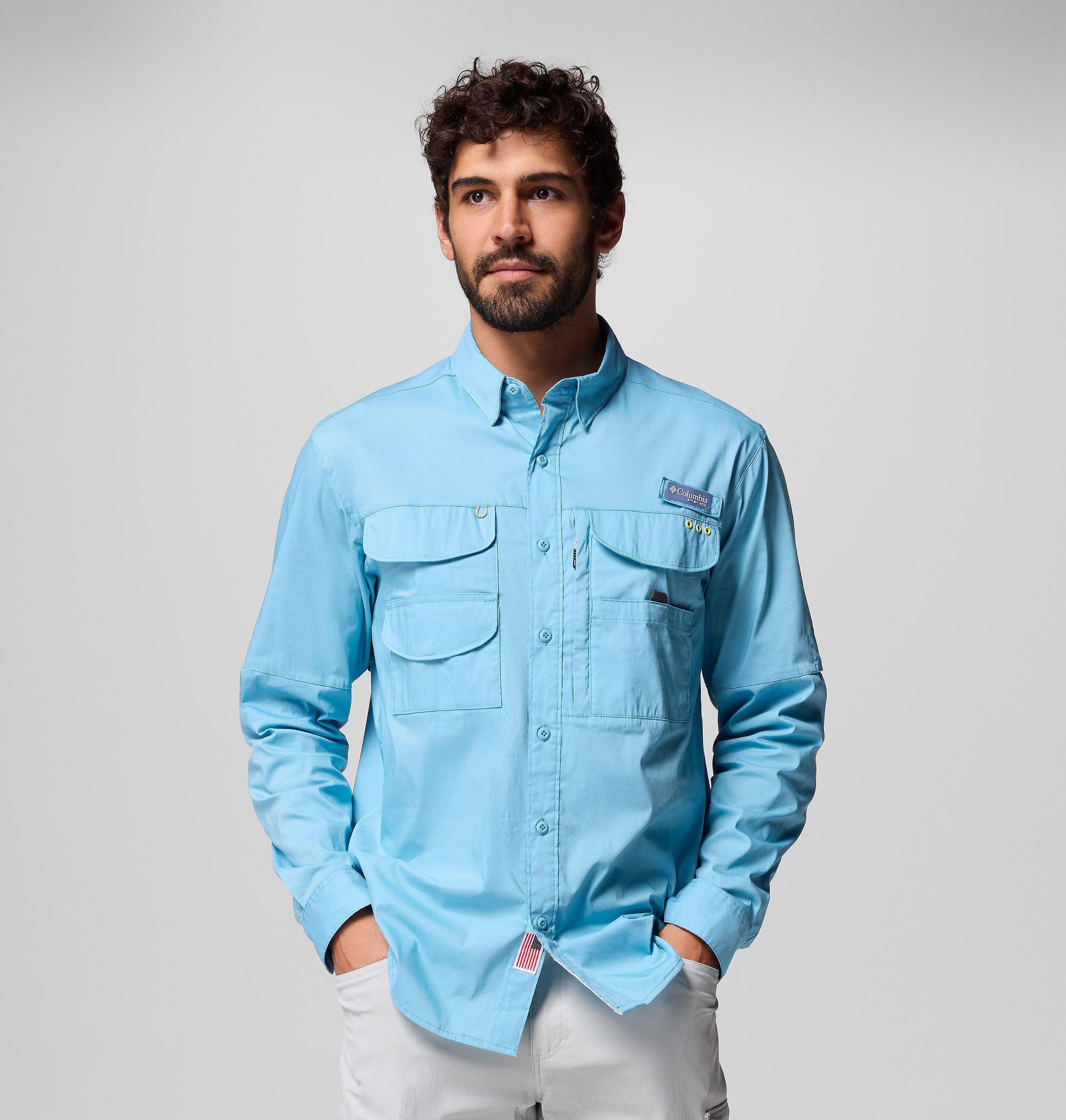 Columbia Mens PFG Bonehead Elite Long Sleeve Shirt- Product Image