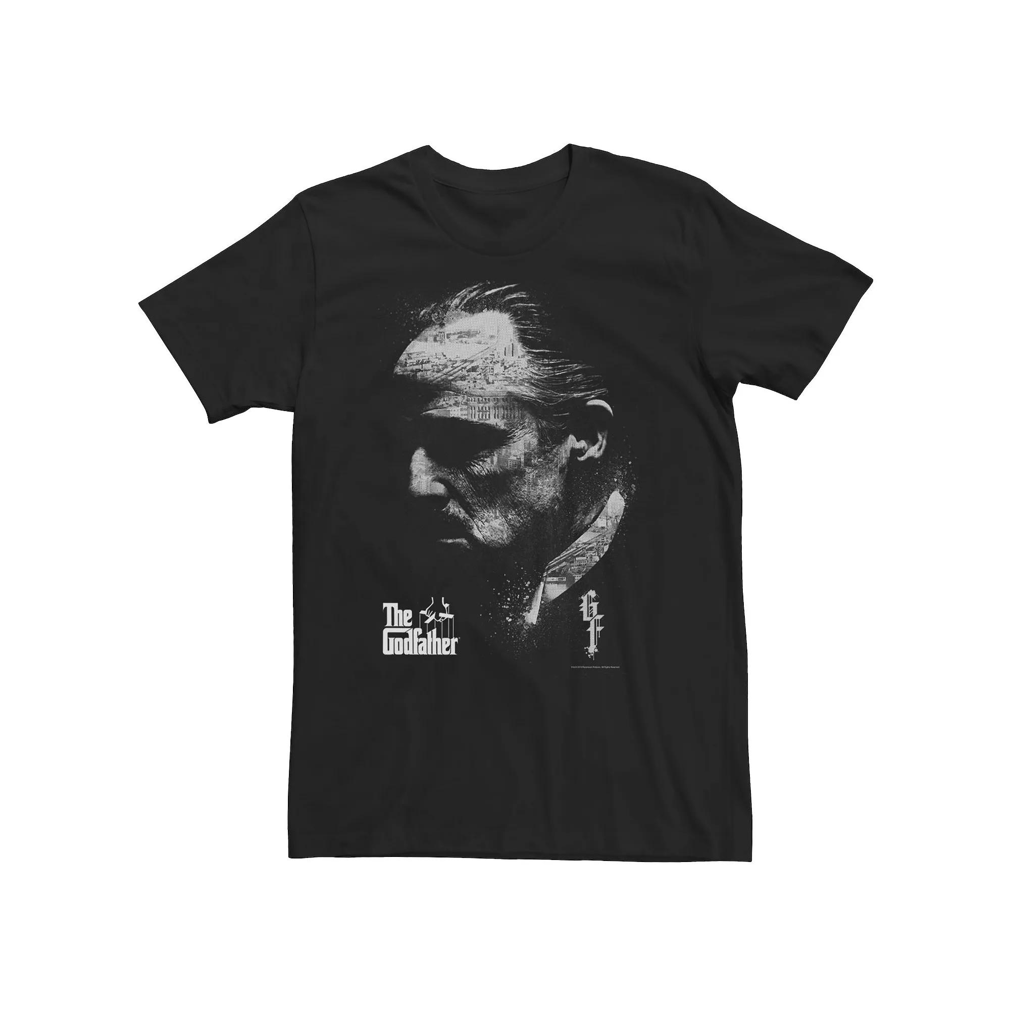 Big & Tall The Godfather Don Vito Corleone Profile Portrait Tee, Men's,  Product Image