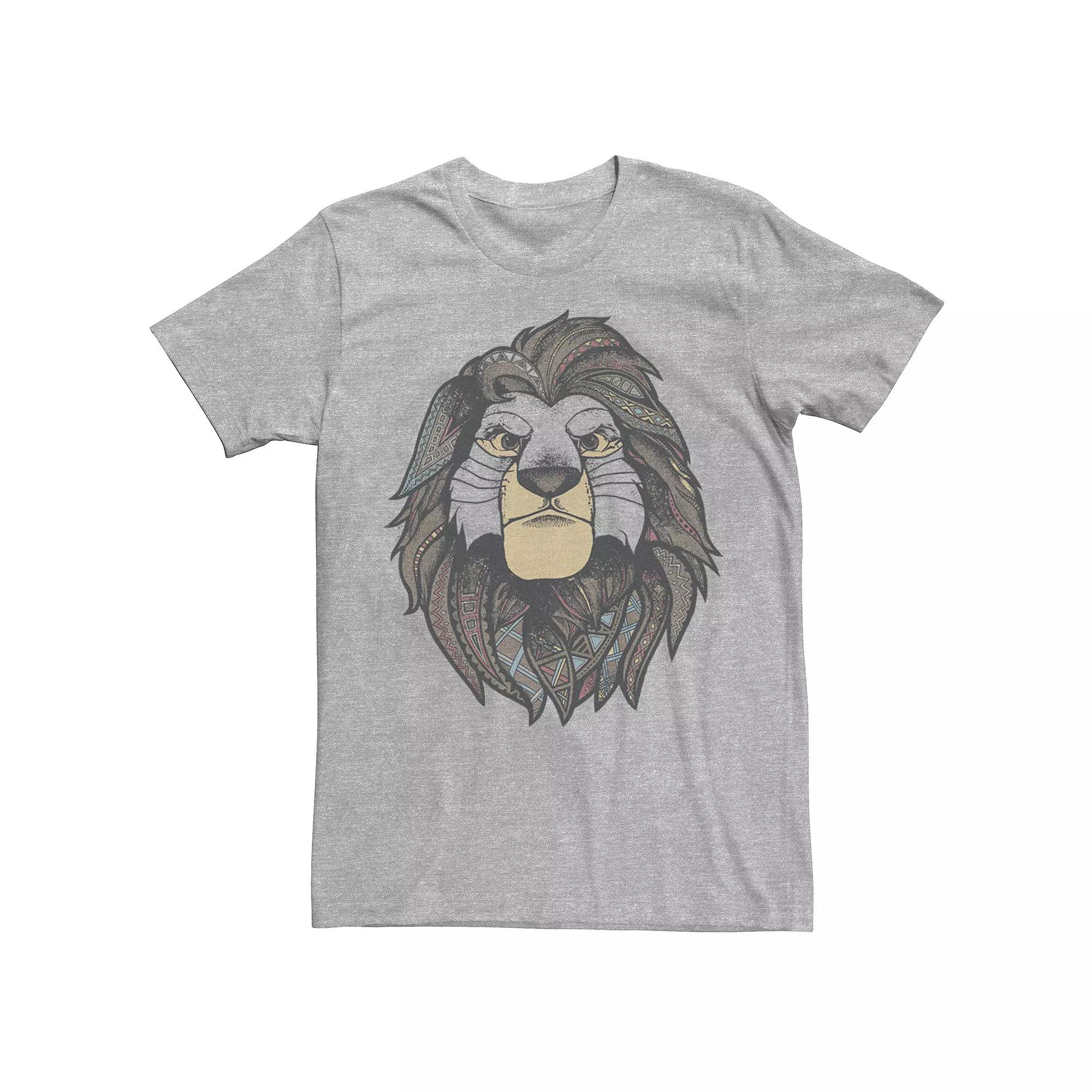Disney's The Lion King Geometric Mane Men's Tee,  Product Image