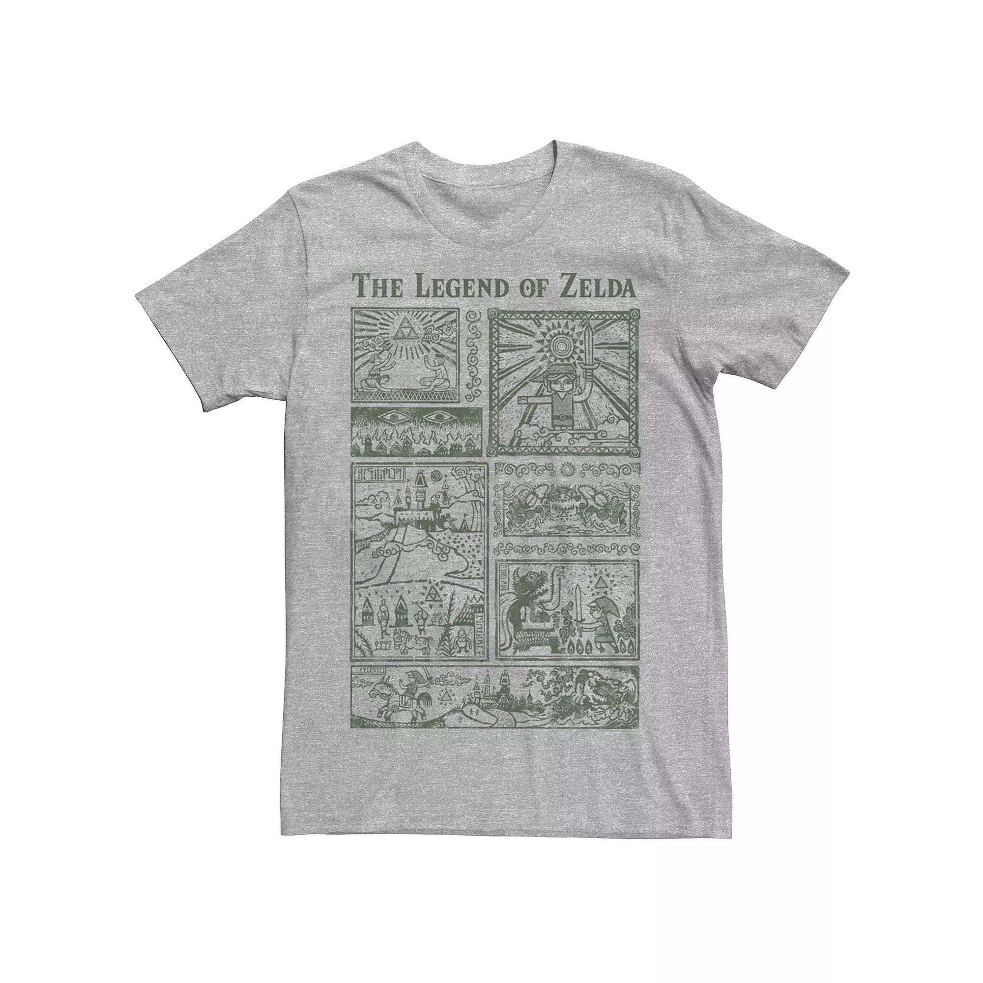 Men's The Legend Of Zelda Story Panels Tee,  Product Image