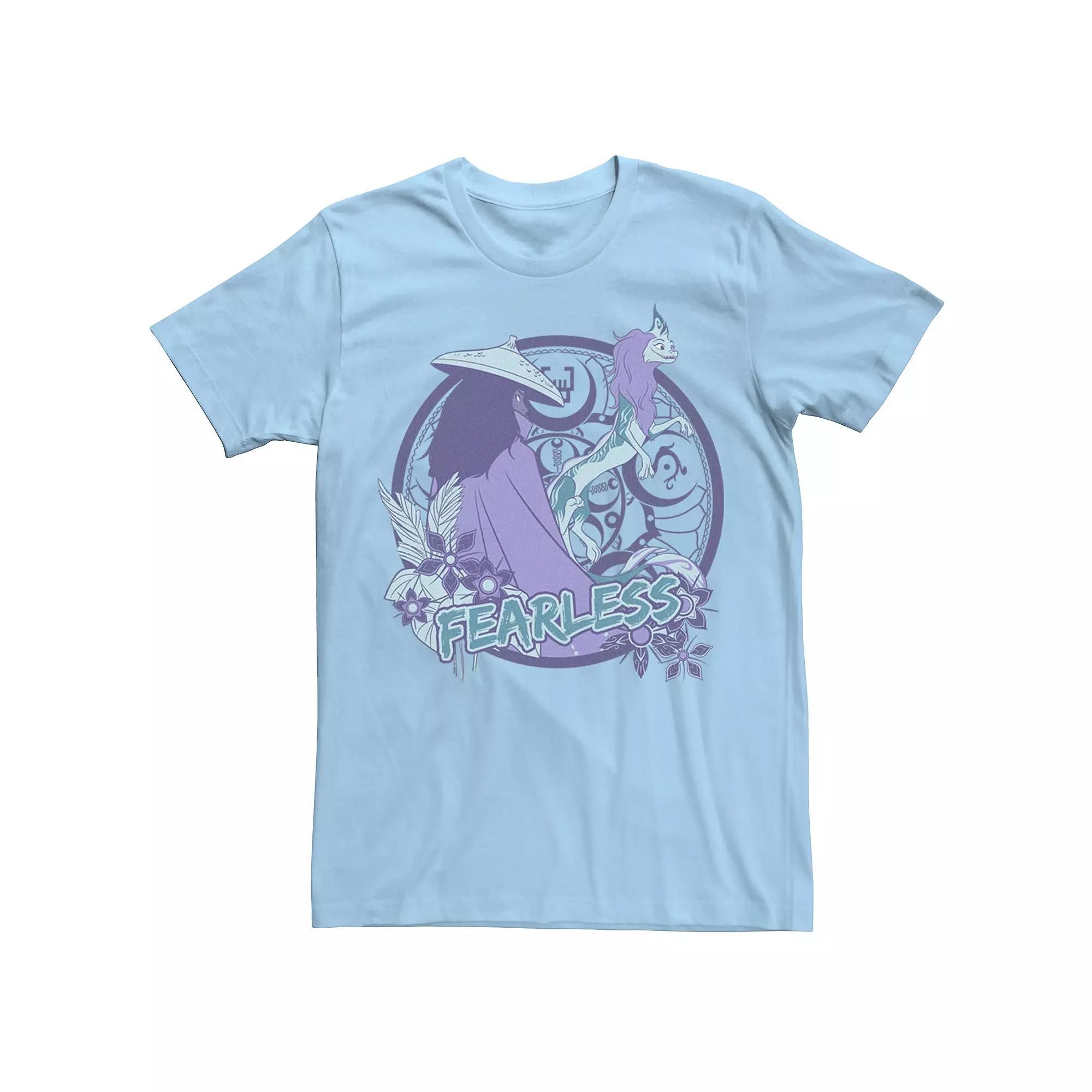 Disney's Raya And The Last Dragon Raya & Sisu Fearless Men's Tee,  Product Image