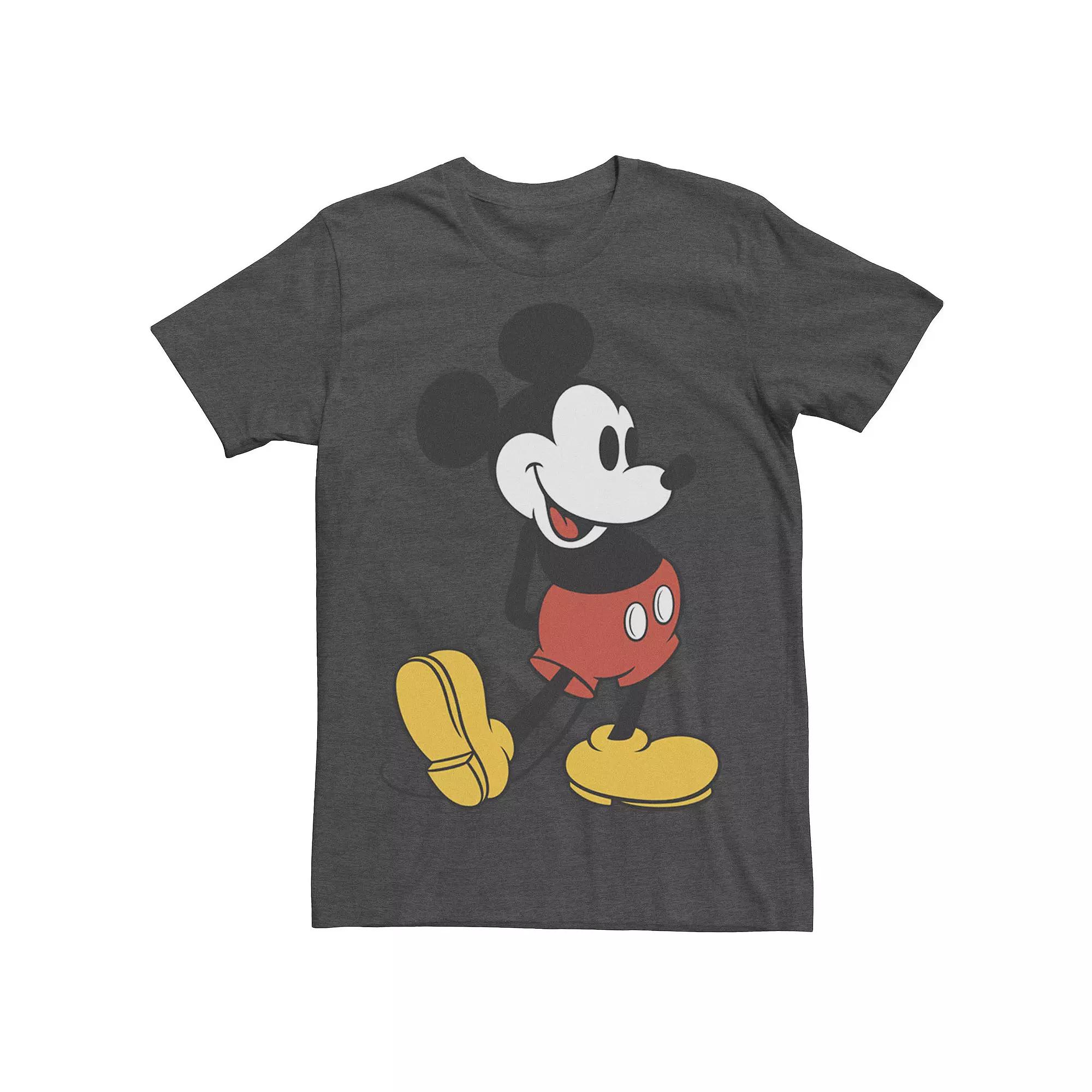 Big & Tall Men's Disney Mickey Mouse Vintage Leg Kick Tee,  Product Image