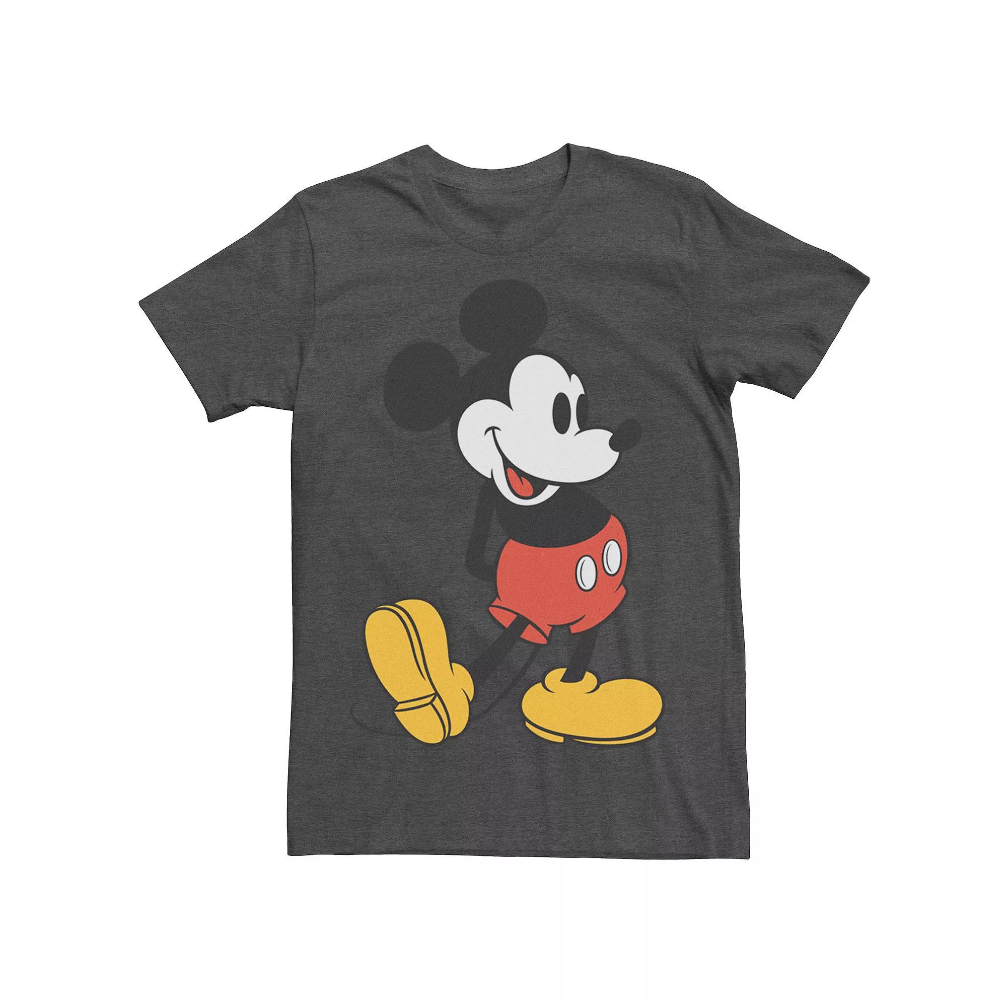 Big & Tall Men's Disney Mickey Mouse Vintage Leg Kick Tee,  Product Image