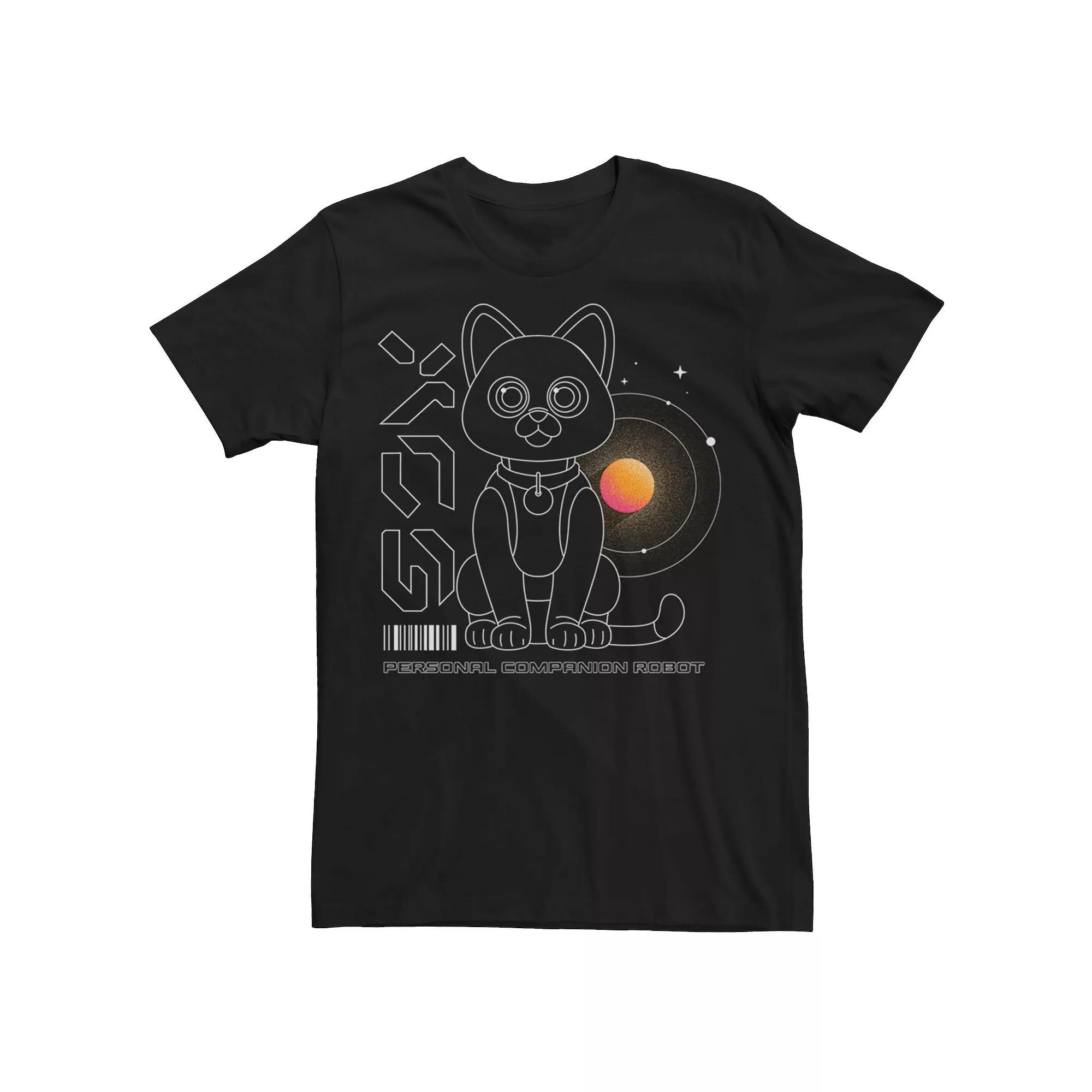 Disney / Pixar's Lightyear Sox Men's Personal Companion Robot Code Bar Tee, Size: XXL, Black Product Image