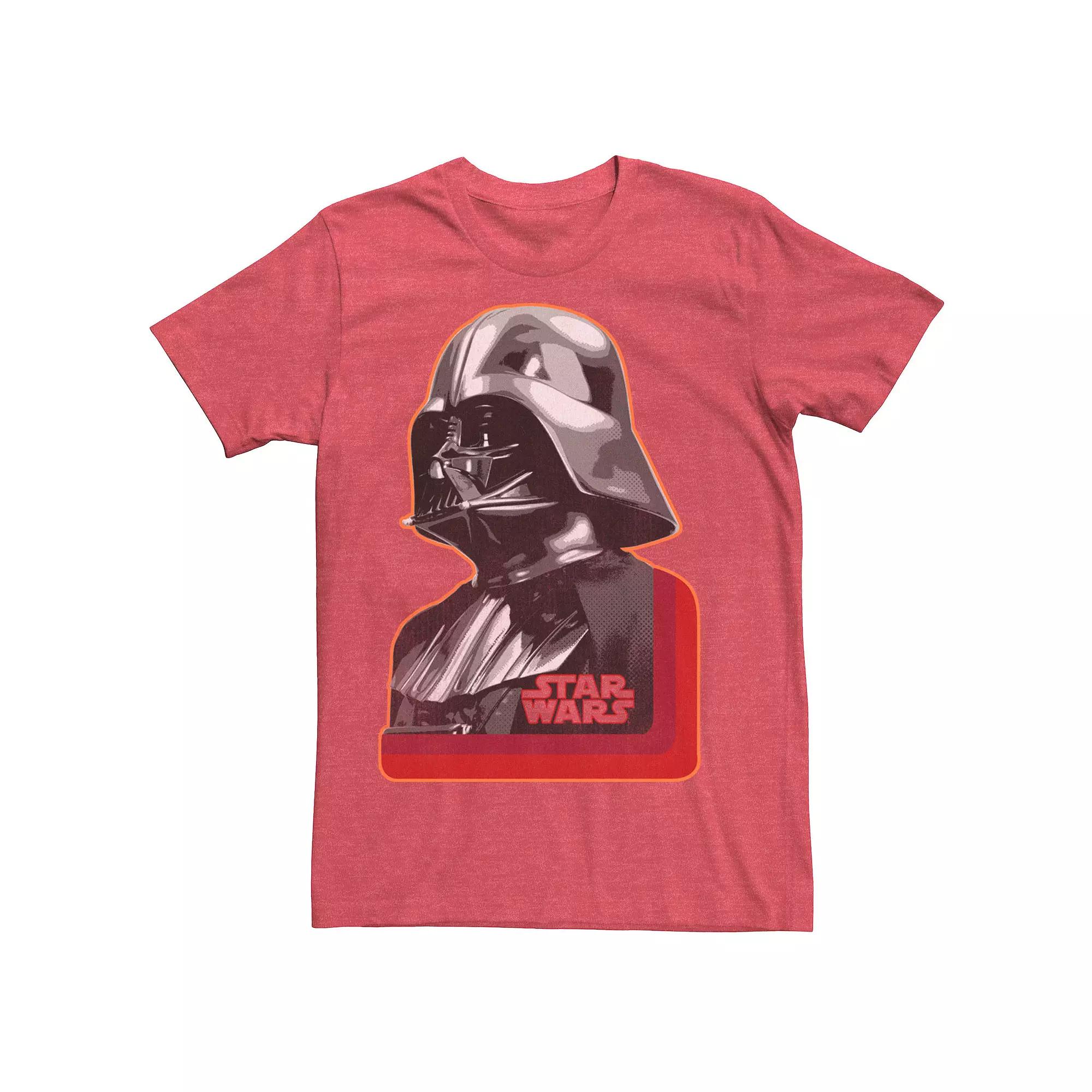 Men's Star Wars Darth Vader Retro Portrait Profile Graphic Tee,  Product Image