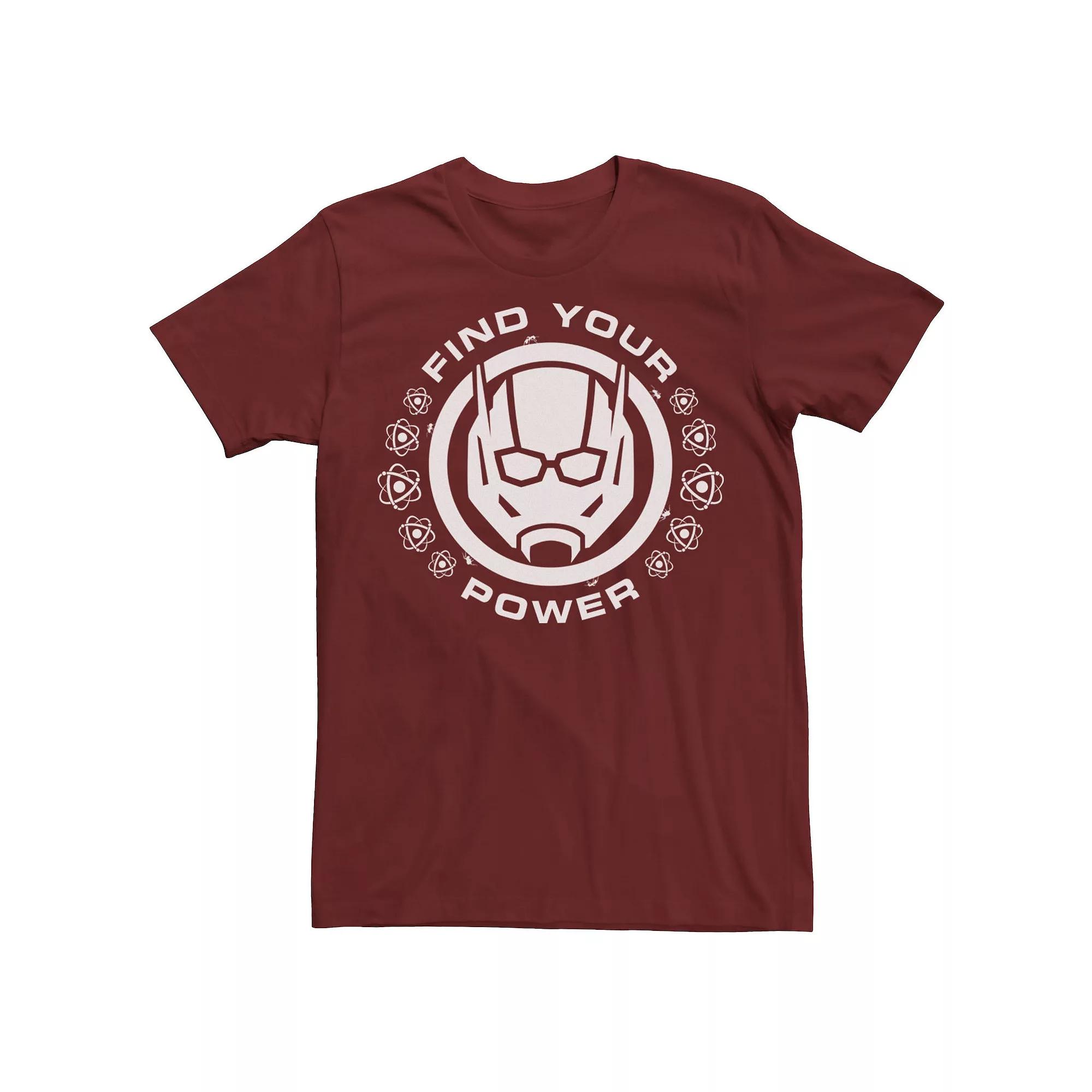 Men's Marvel Ant-Man Find Your Power Red Logo Tee,  Product Image