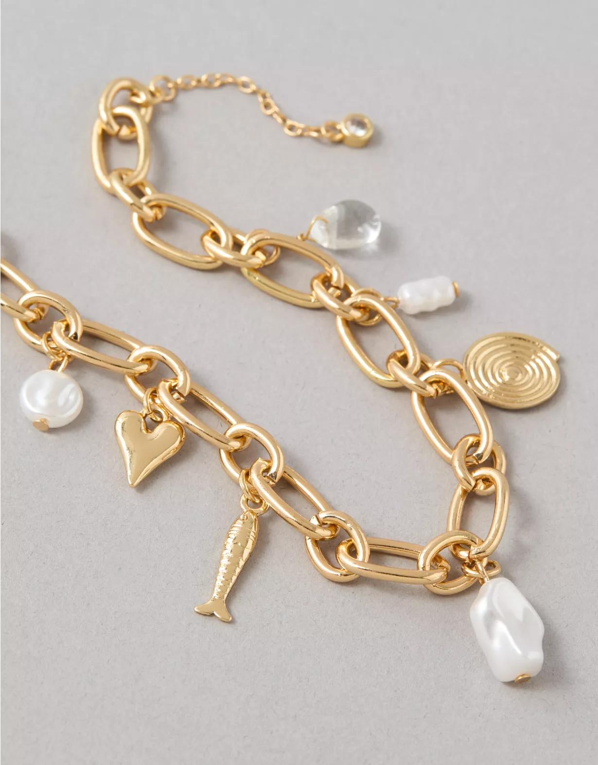 AEO Sardine Charm Anklet Product Image