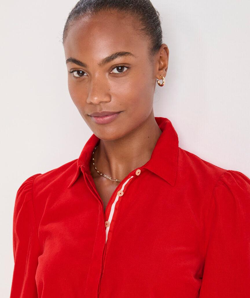 Corduroy Popover Shirt Product Image