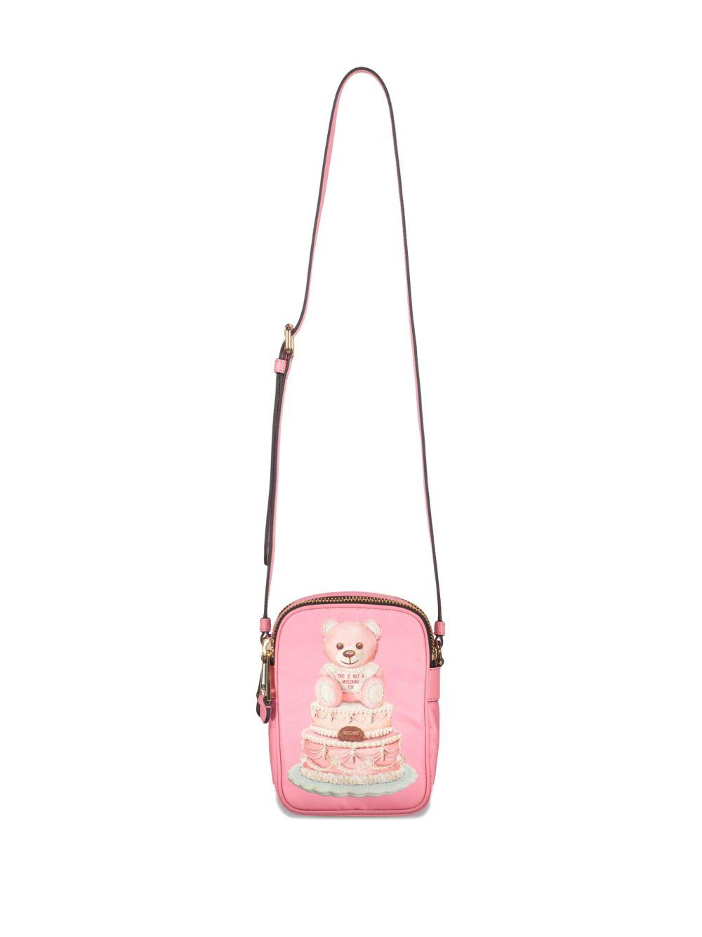 Teddy bear-print shoulder bag Product Image