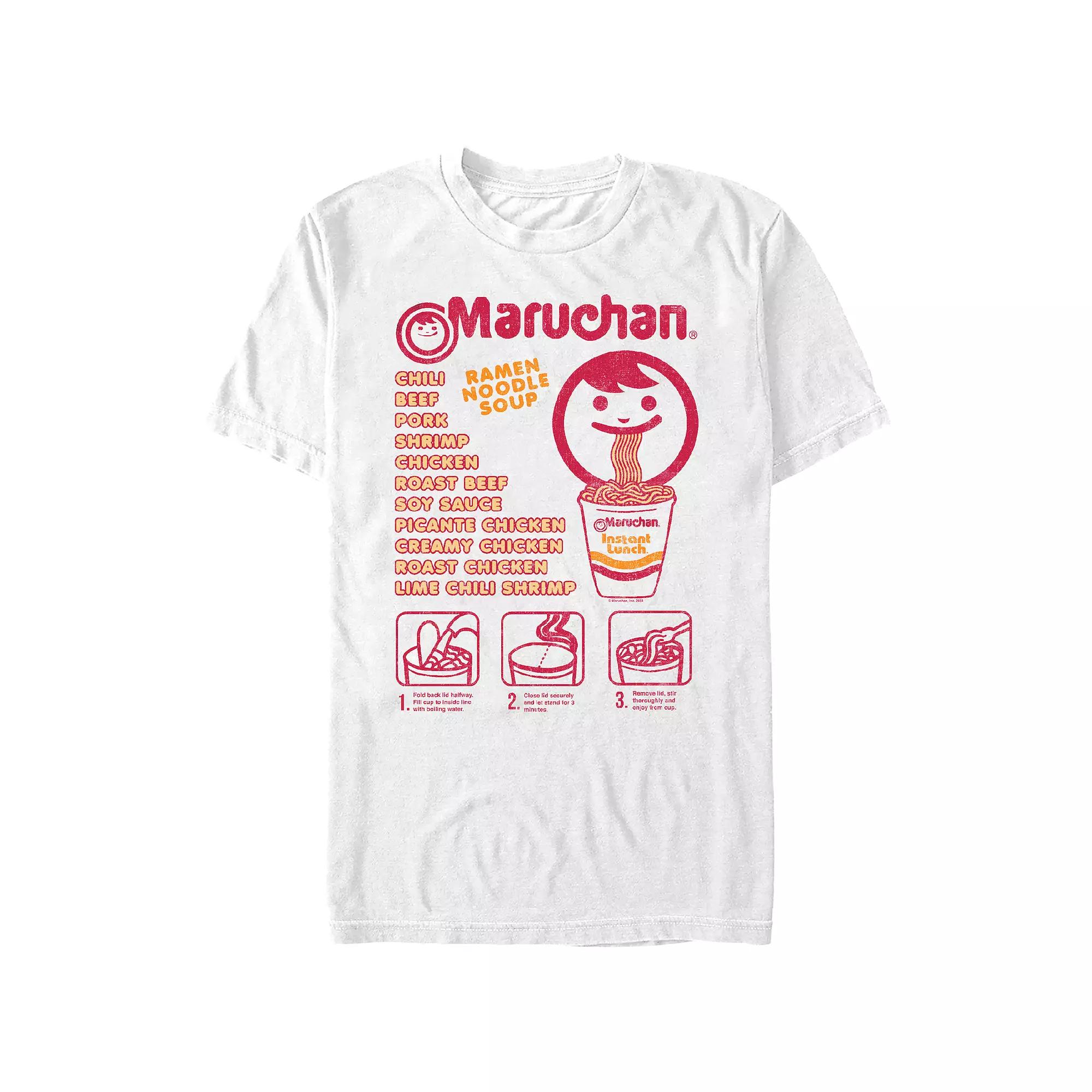 Men's Maruchan Ramen Noodle Soup Flavors Graphic Tee,  Product Image